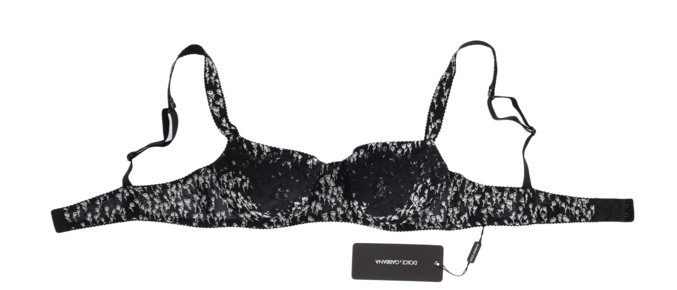 Dolce & Gabbana Black Bras for Women side view