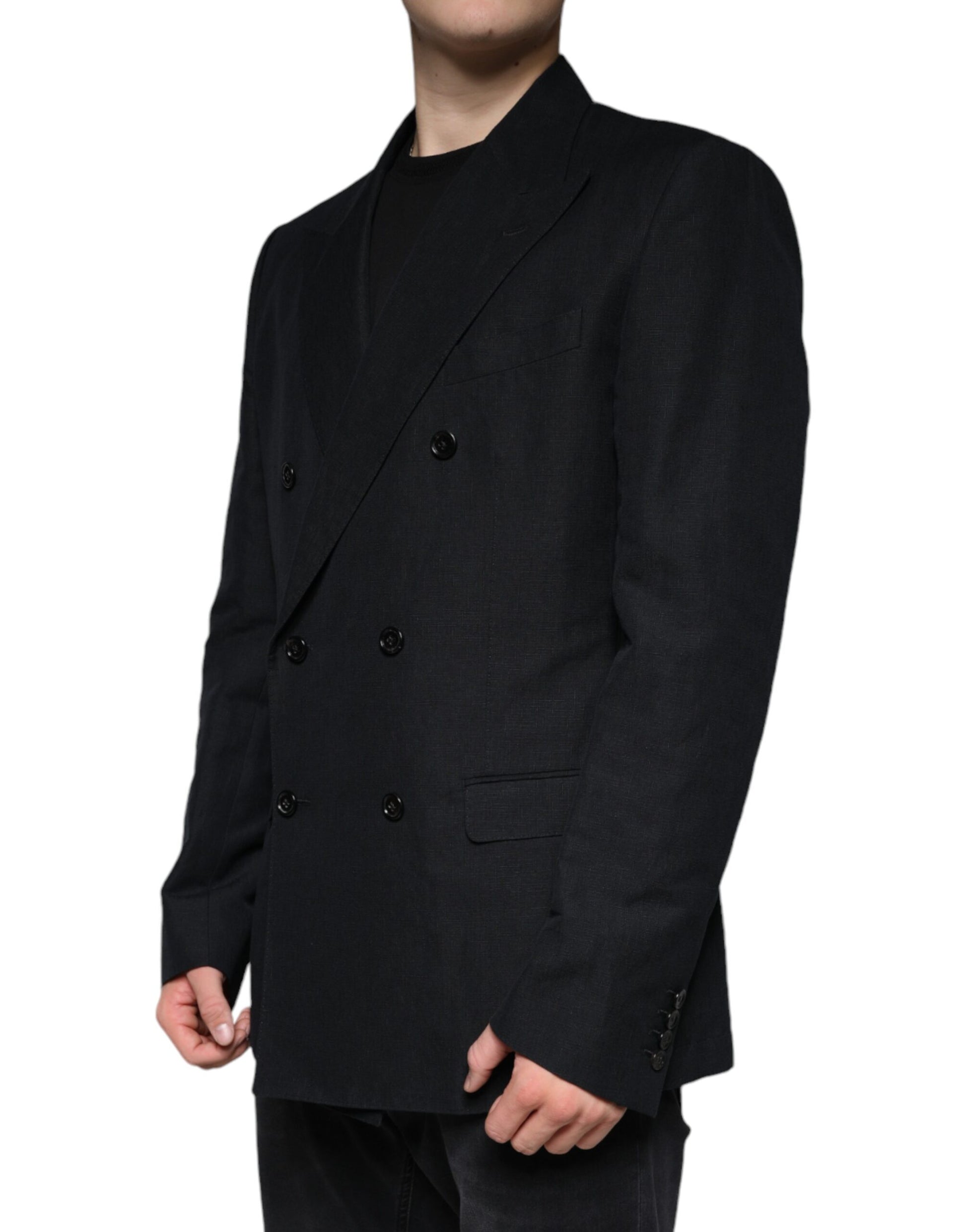 Dolce & Gabbana Black Blazer for Men detail view