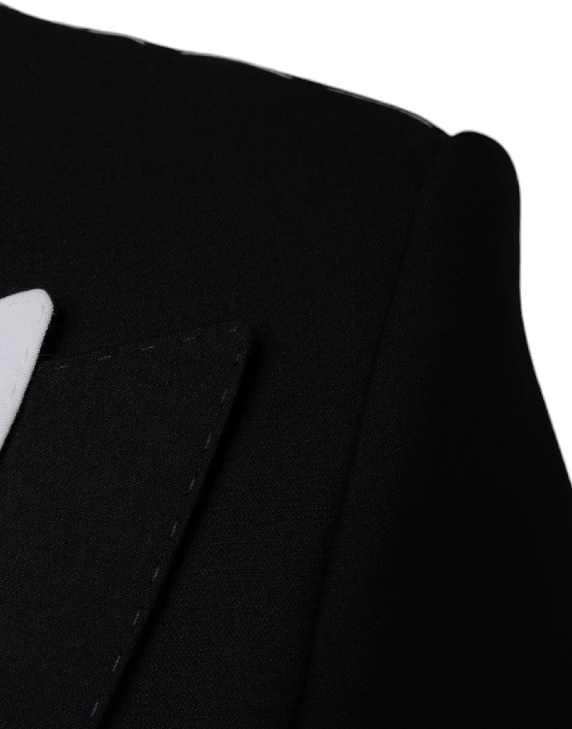 Dolce & Gabbana Blazer croisé noir et blanc