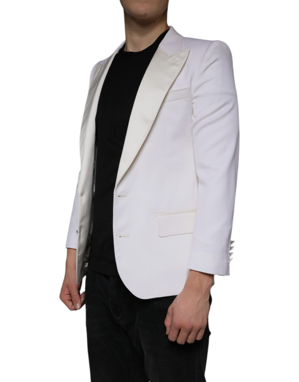 Dolce & Gabbana White Blazer for Men detail view