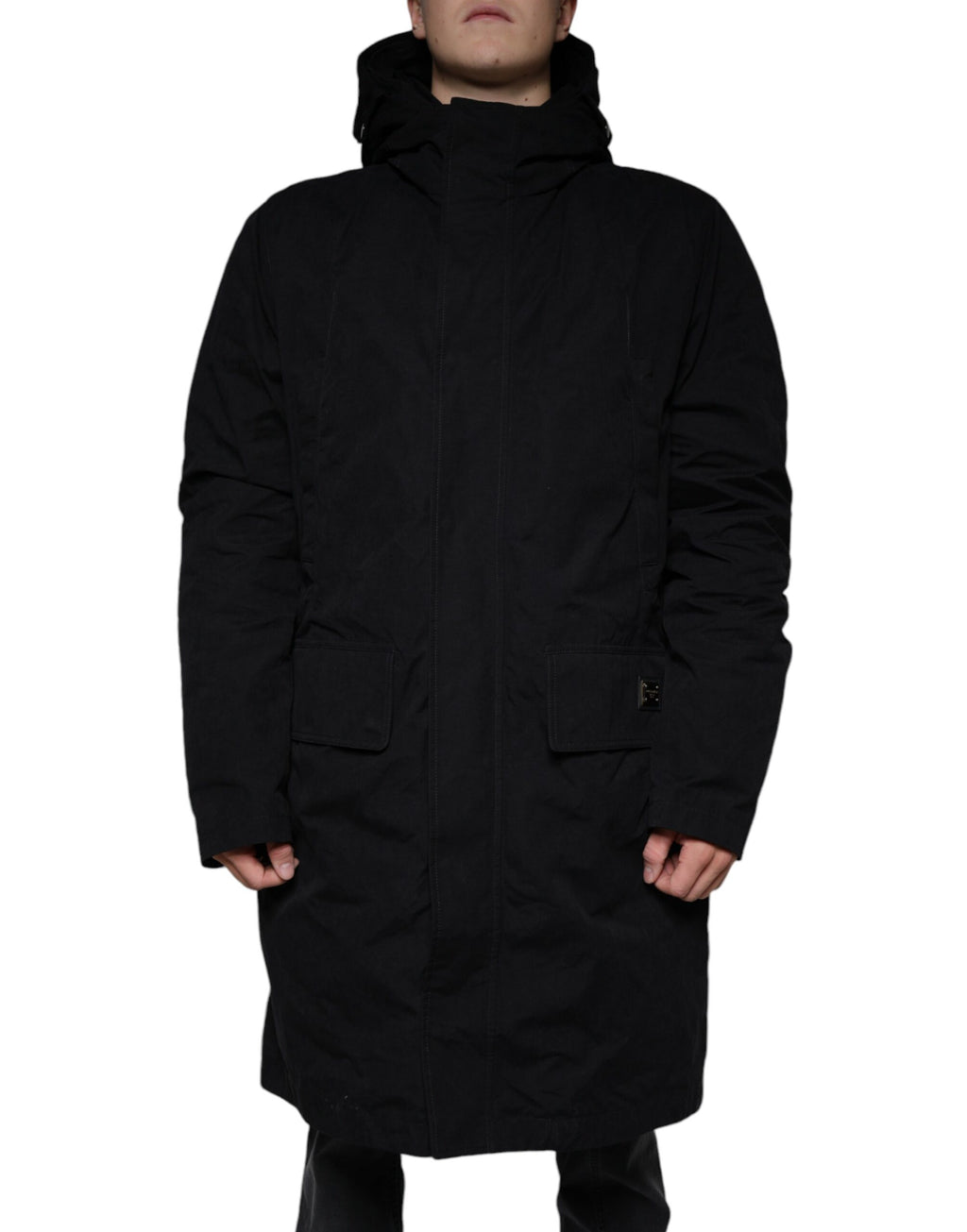 Dolce & Gabbana Black Trench Coats for Men