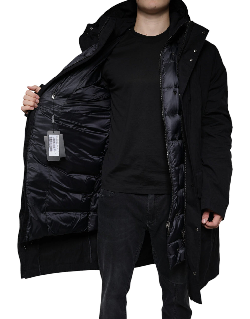 Dolce & Gabbana Black Trench Coats for Men additional view