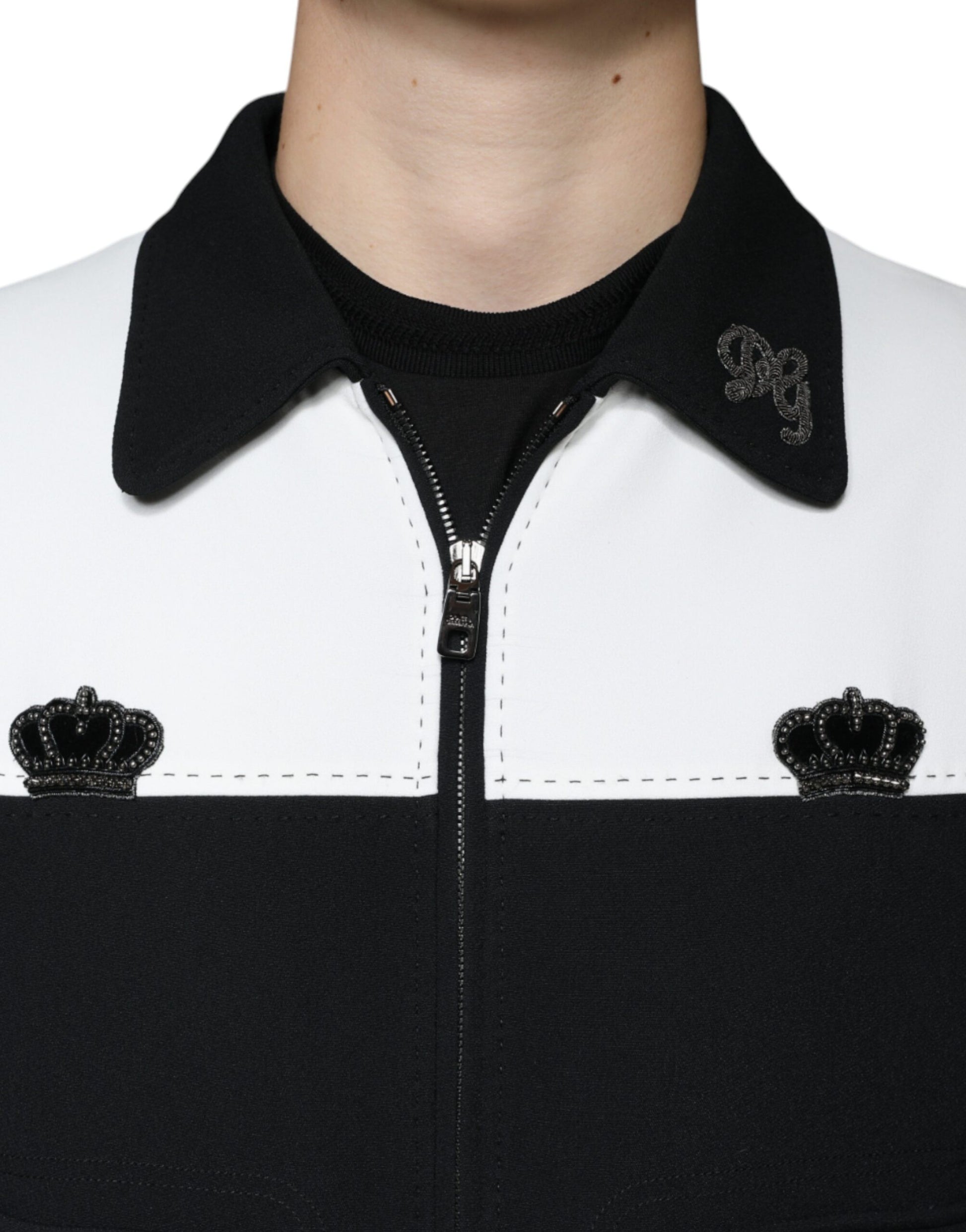 Dolce & Gabbana Black Biker Jackets for Men additional view