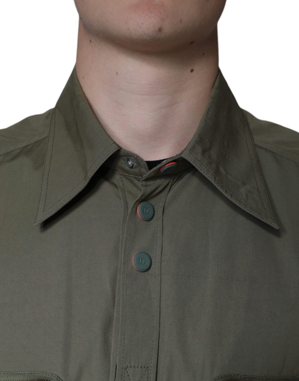 Dolce & Gabbana Green Full Length Jacket for Men additional view