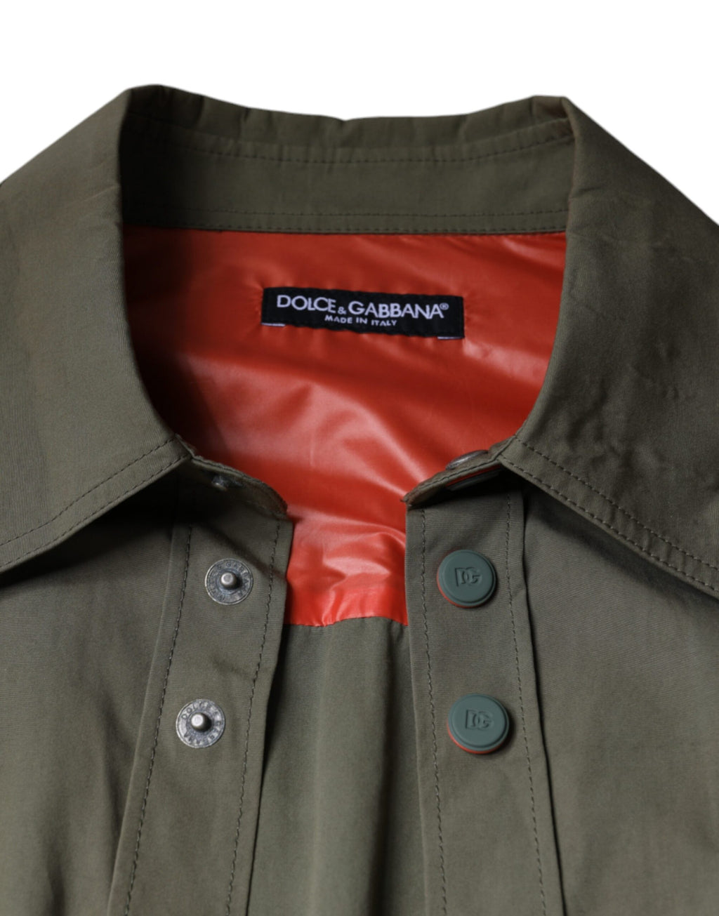 Dolce & Gabbana Green Full Length Jacket for Men additional view