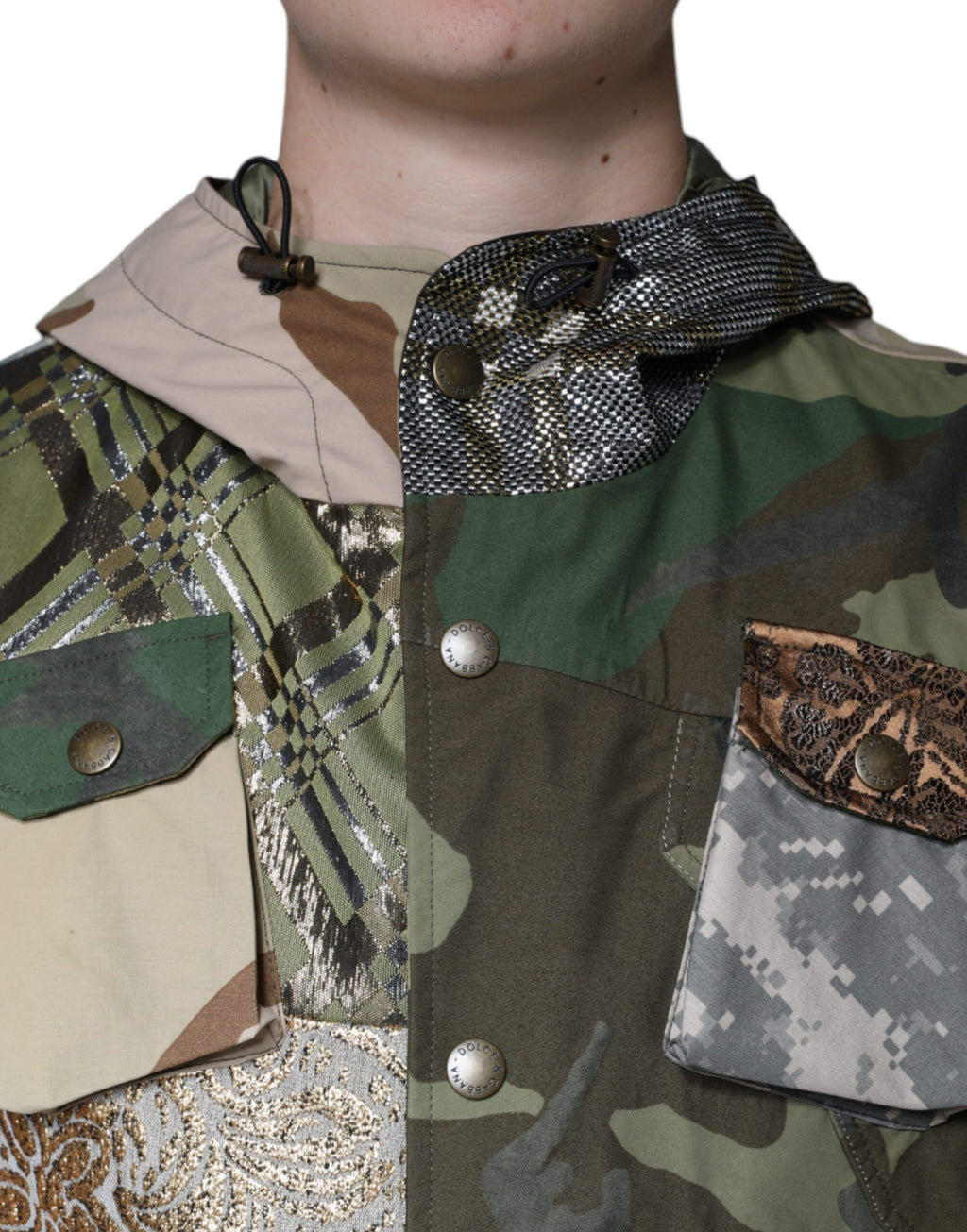 Dolce & Gabbana Multicolor Sleeveless Jacket for Men additional view