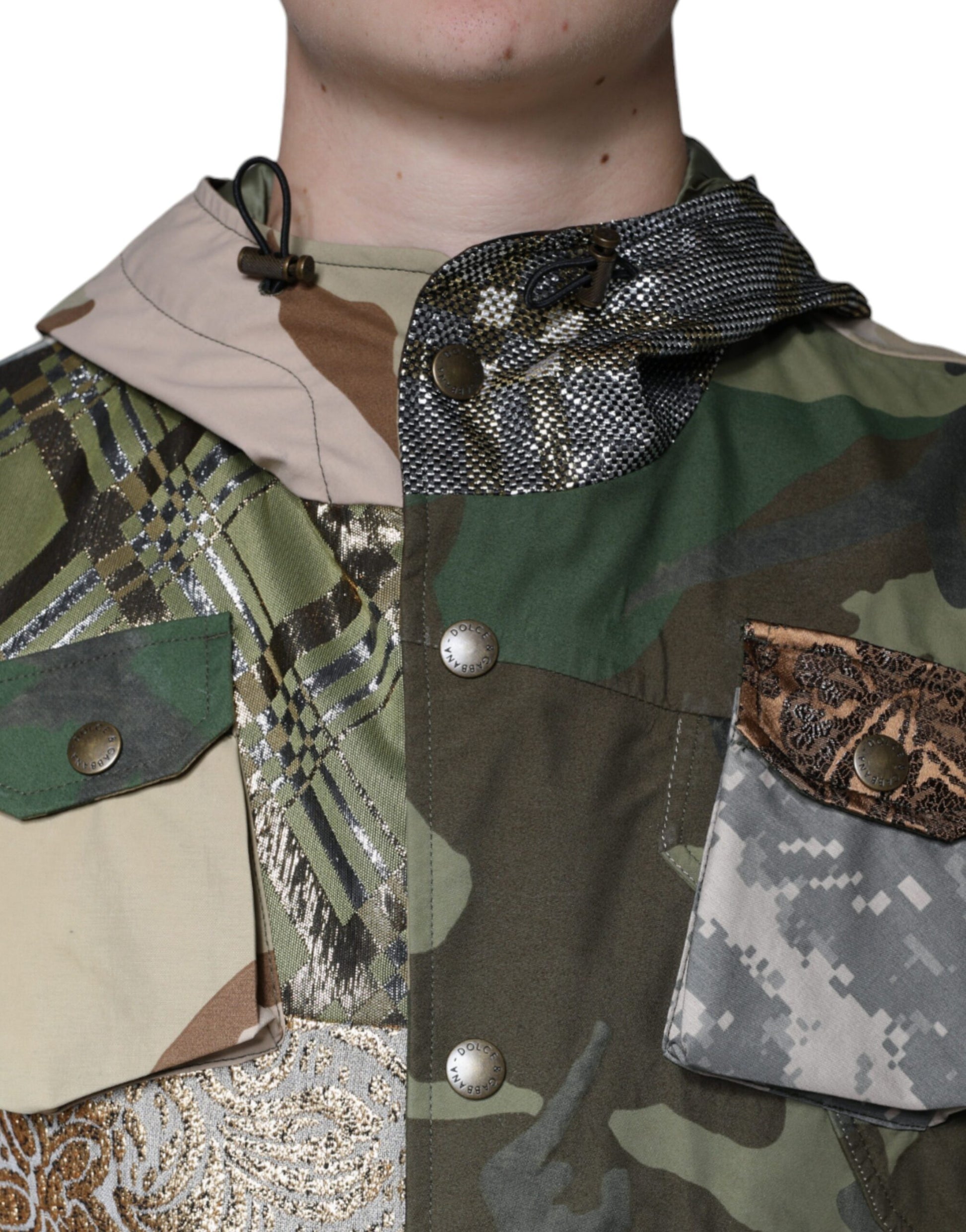 Dolce & Gabbana Multicolor Sleeveless Jacket for Men additional view