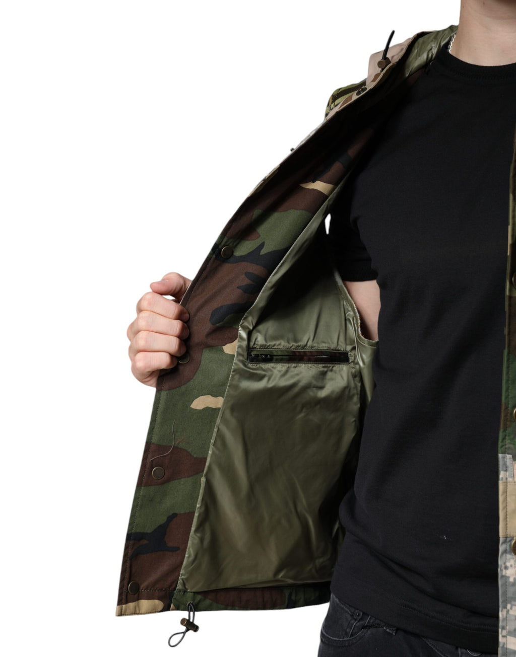 Dolce & Gabbana Multicolor Sleeveless Jacket for Men additional view