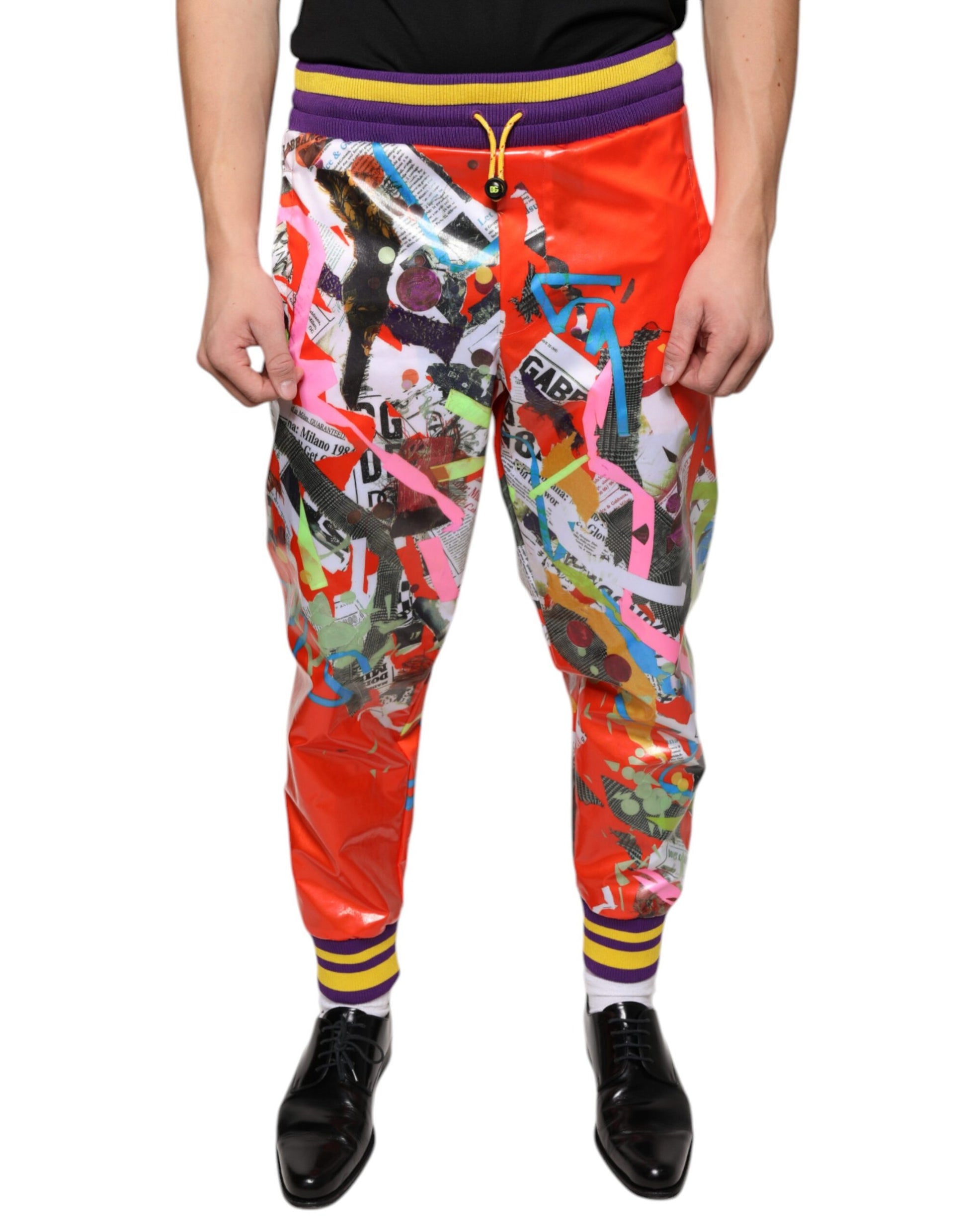 Dolce & Gabbana Multicolor Athletic Pants for Men