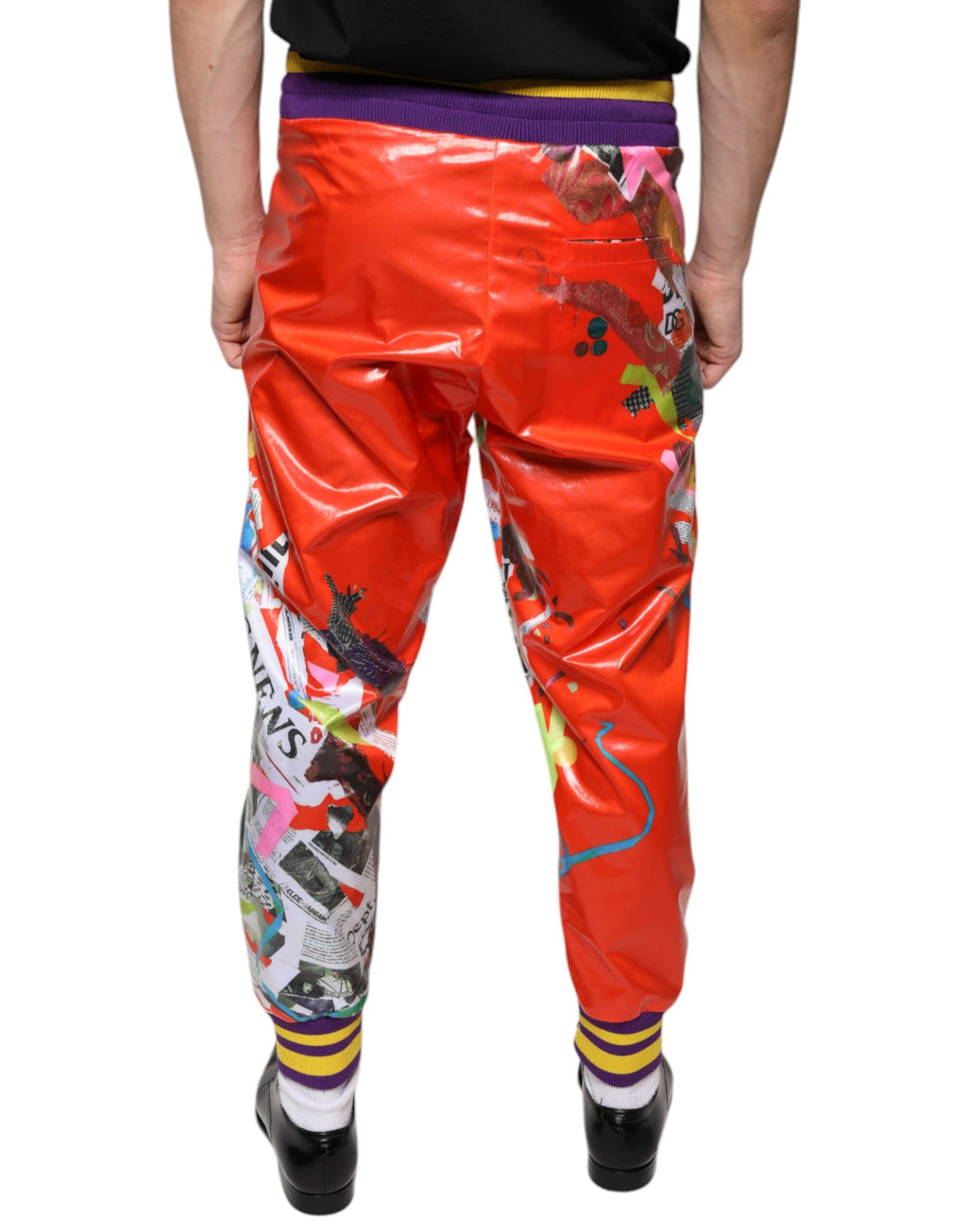 Dolce & Gabbana Multicolor Athletic Pants for Men side view