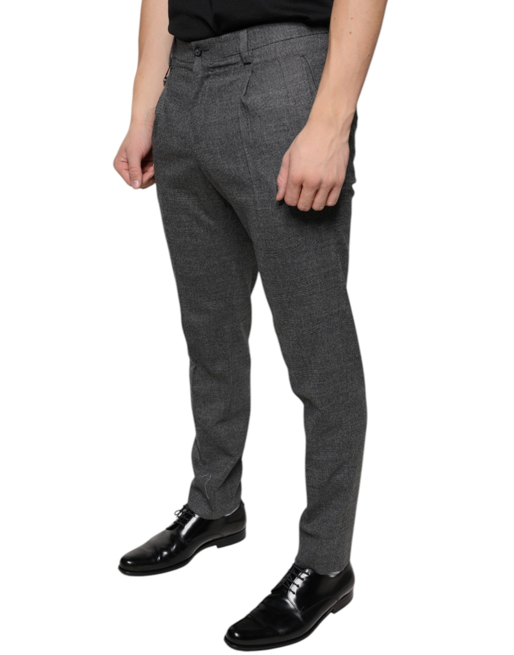 Dolce & Gabbana Grey Dress Pants for Men detail view