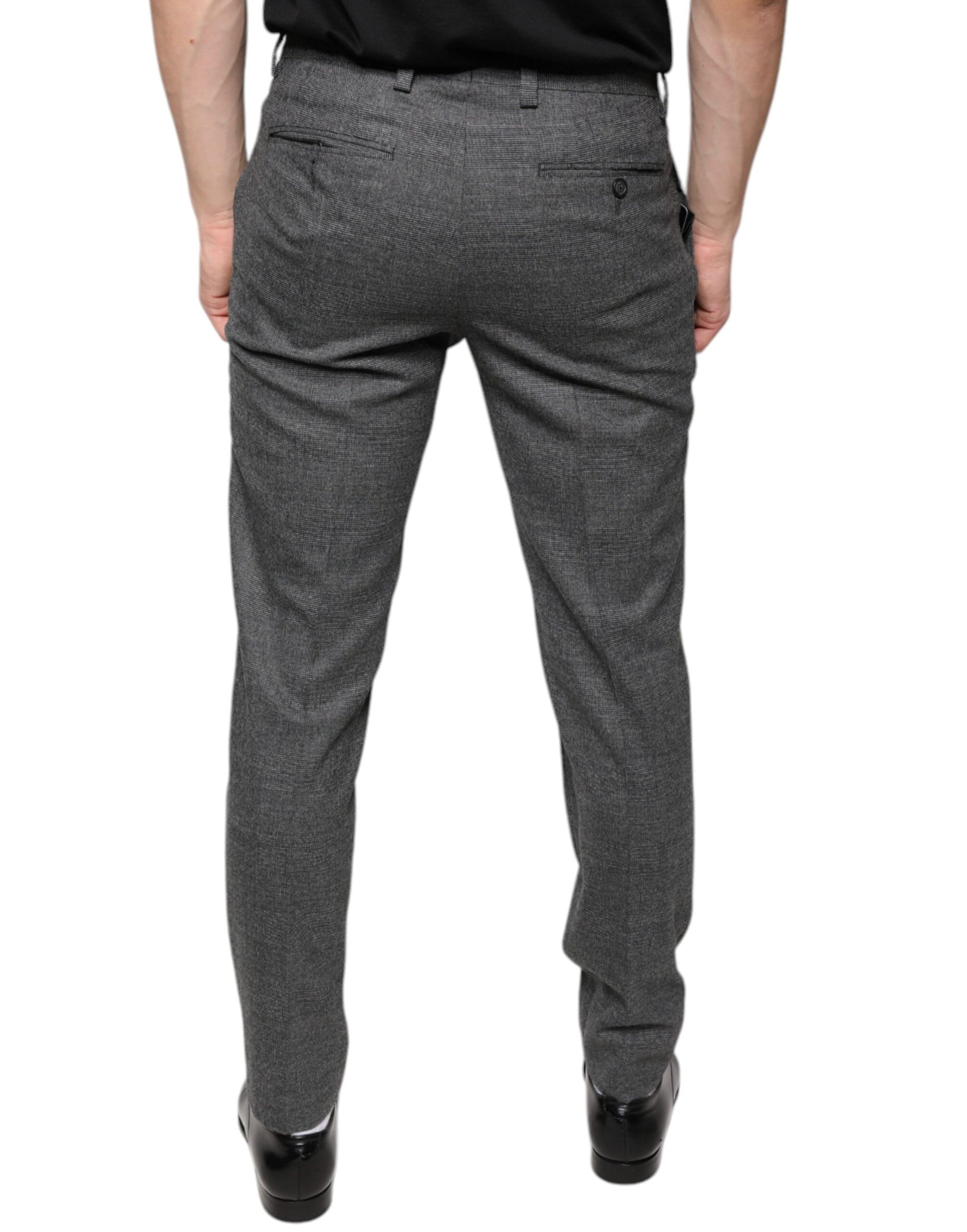 Dolce & Gabbana Grey Dress Pants for Men side view