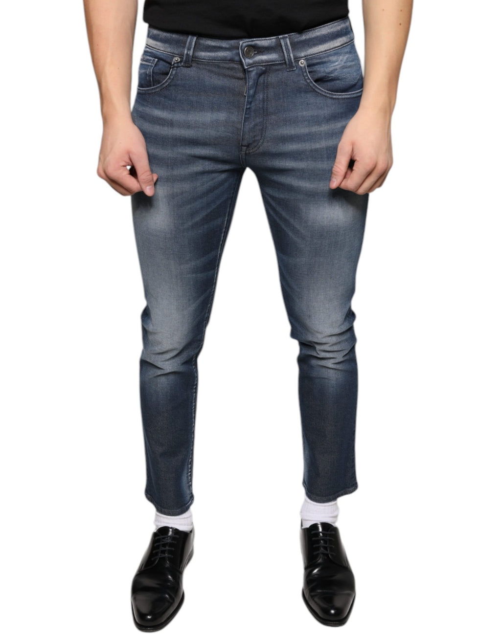 Dolce & Gabbana Blue Skinny Jeans for Men