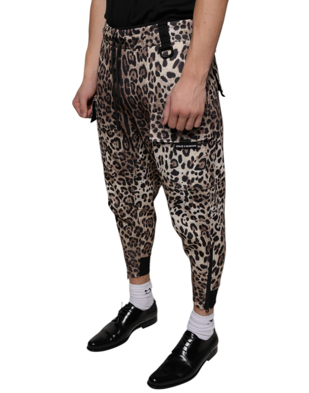 Dolce & Gabbana Multicolor Athletic Pants for Men detail view