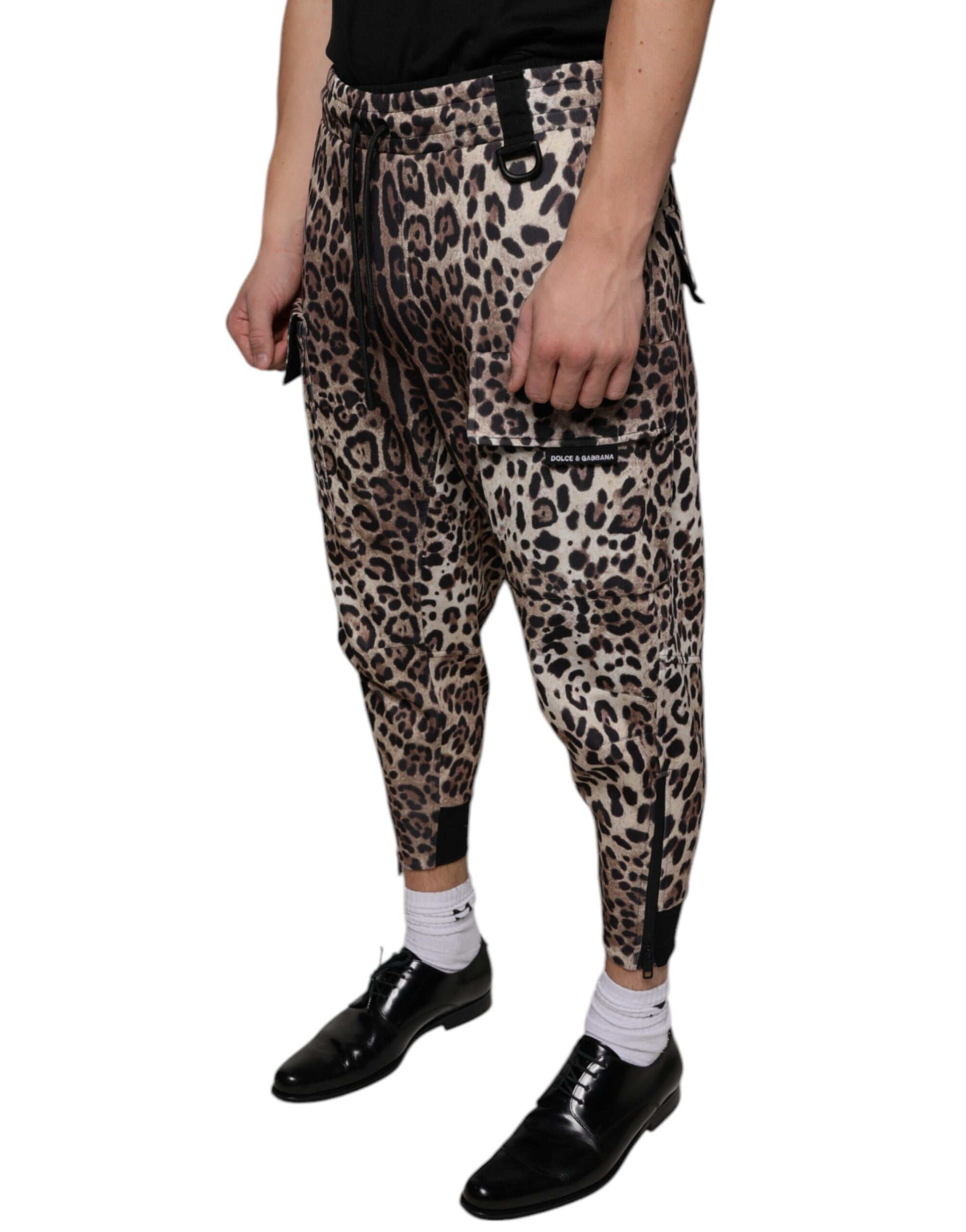 Dolce & Gabbana Multicolor Athletic Pants for Men detail view