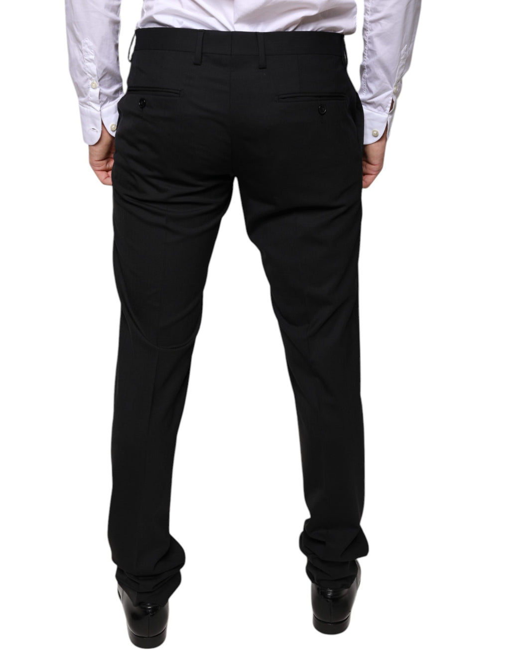 Dolce & Gabbana Black Dress Pants for Men side view
