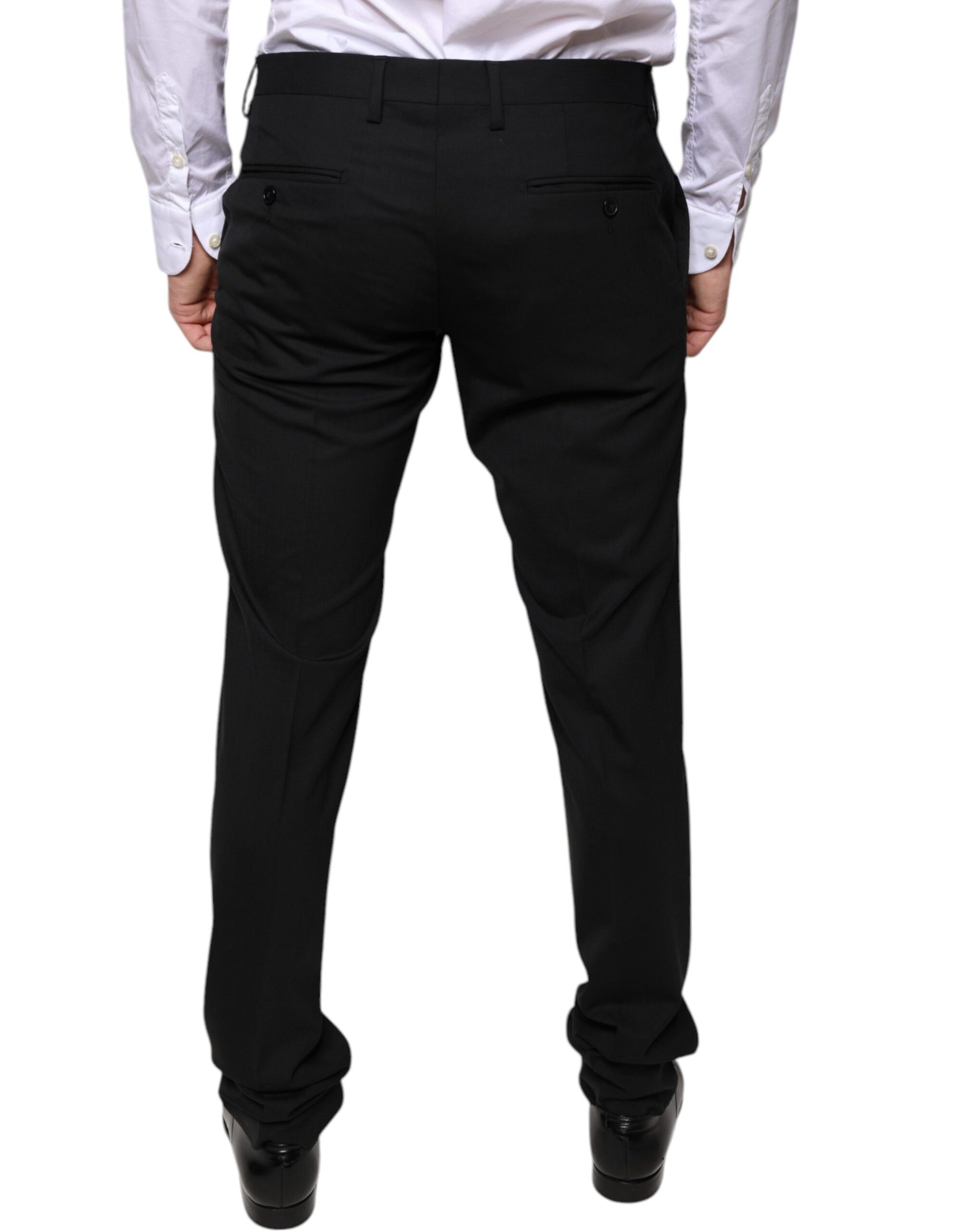 Dolce & Gabbana Black Dress Pants for Men side view
