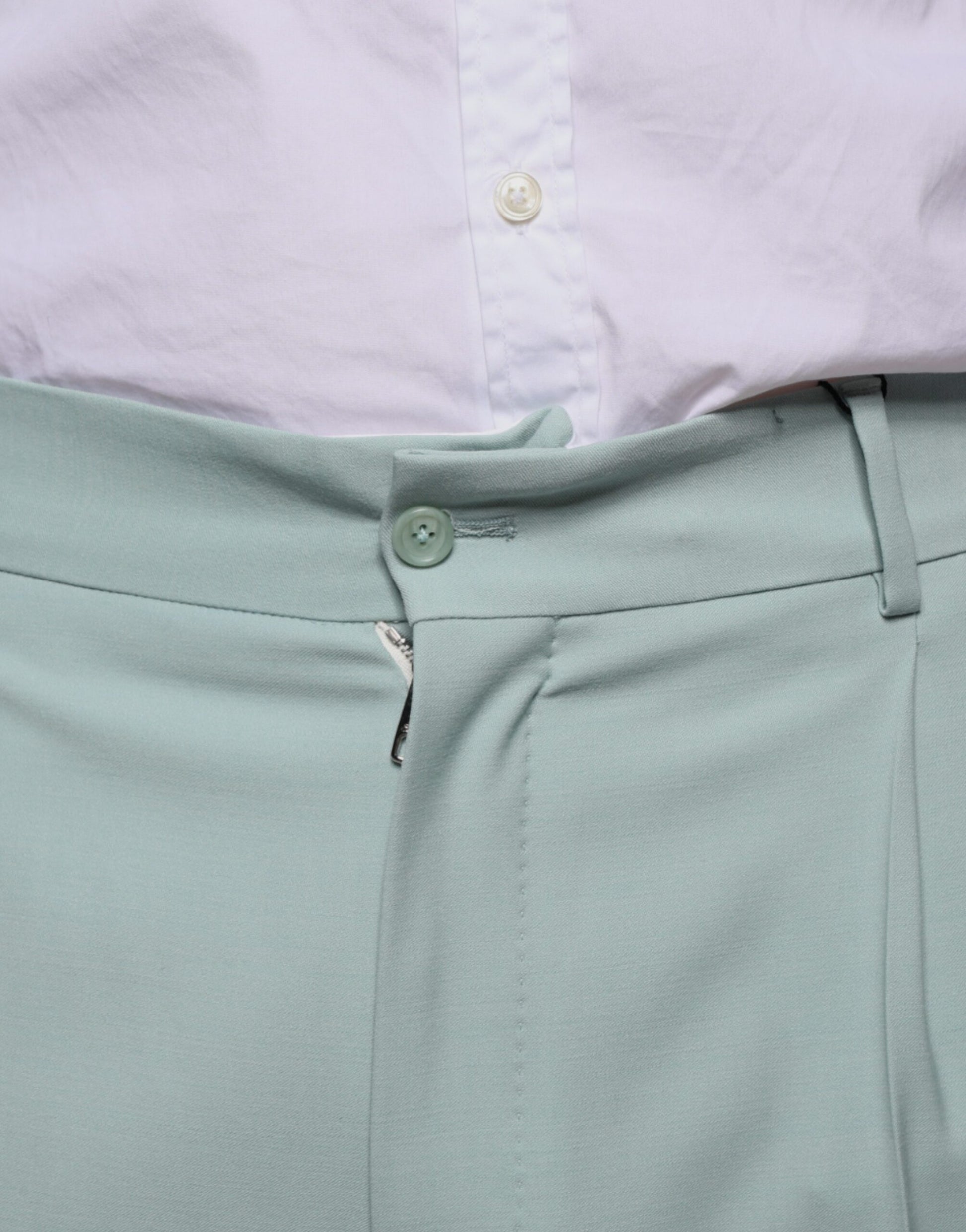 Dolce & Gabbana Green Dress Pants for Men additional view