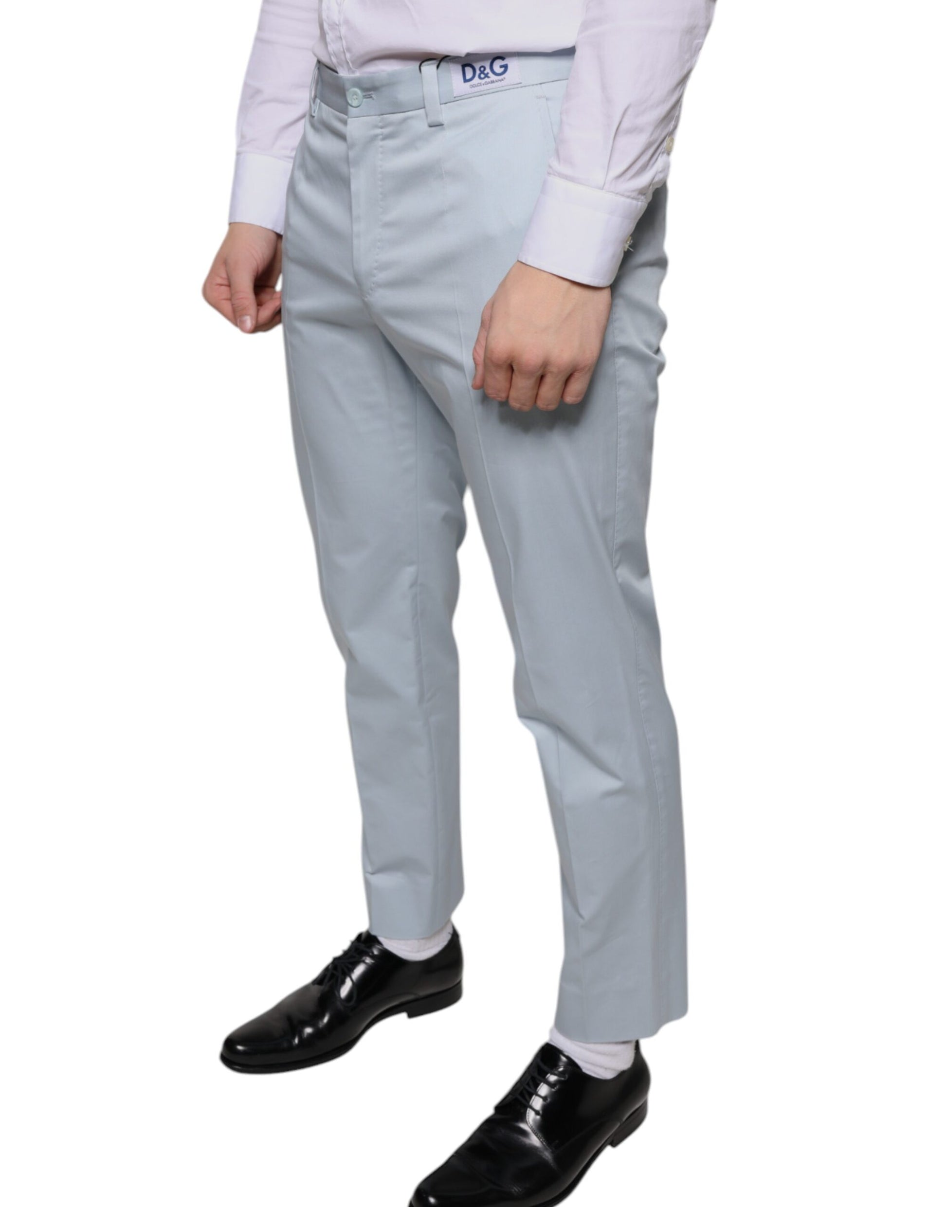Dolce & Gabbana Blue Dress Pants for Men detail view