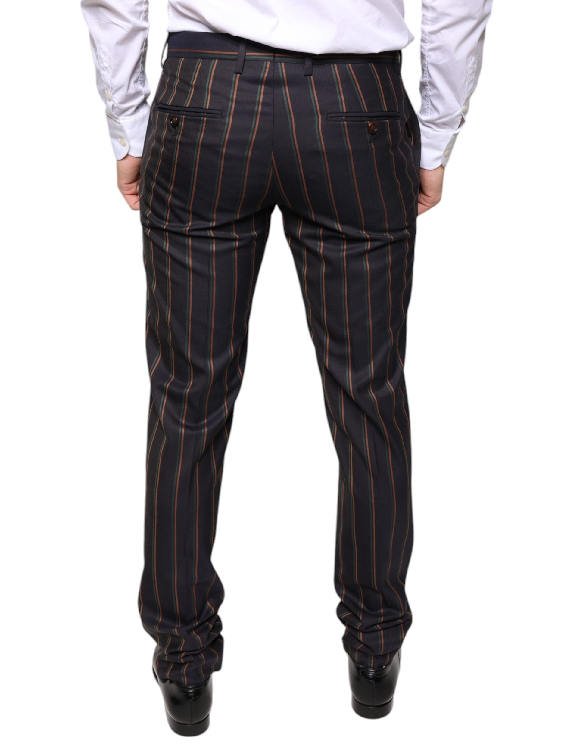 Dolce & Gabbana Brown Dress Pants for Men side view