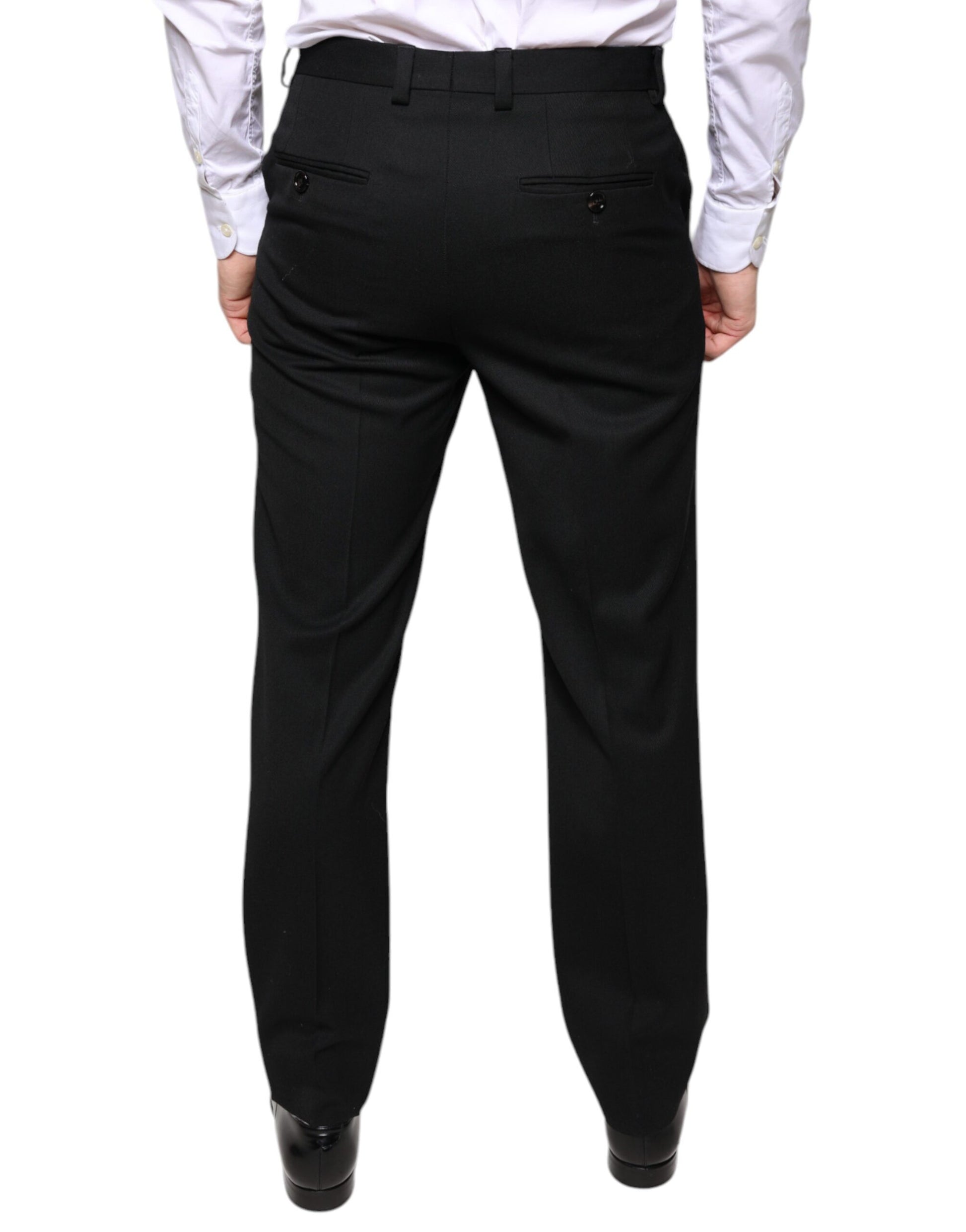 Dolce & Gabbana Black Dress Pants for Men side view