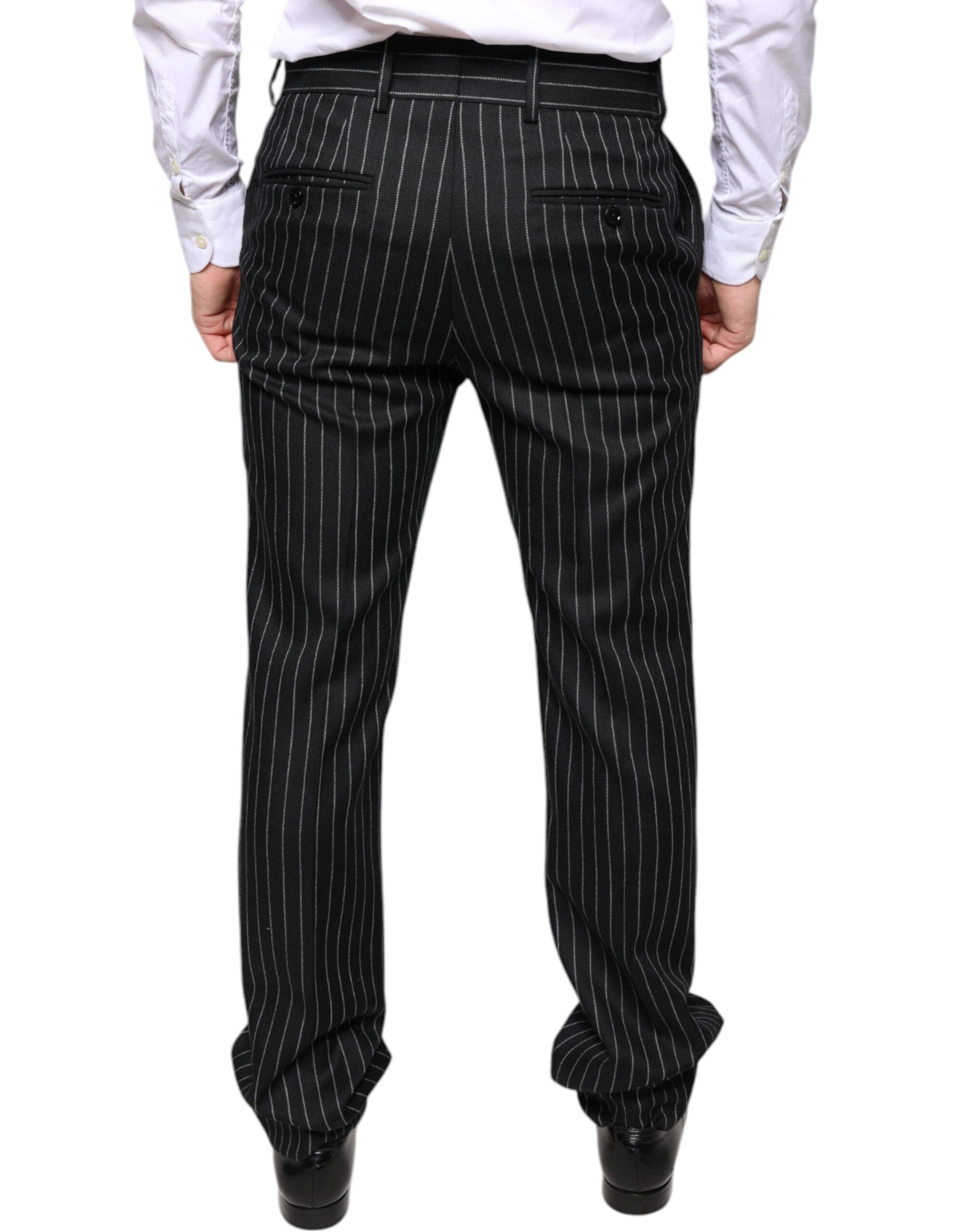 Dolce & Gabbana Black Dress Pants for Men side view