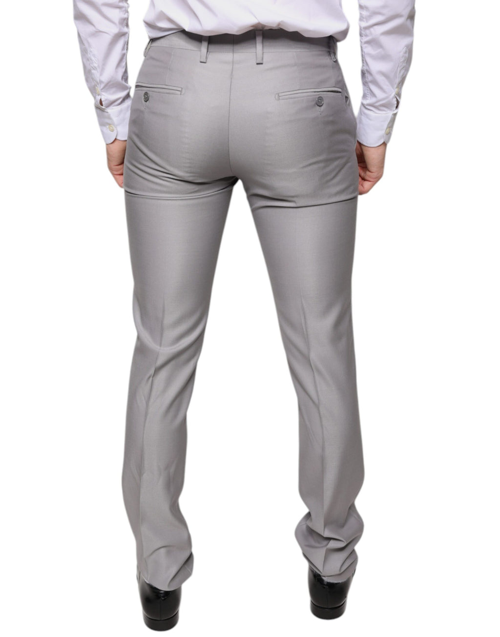 Dolce & Gabbana Grey Dress Pants for Men side view