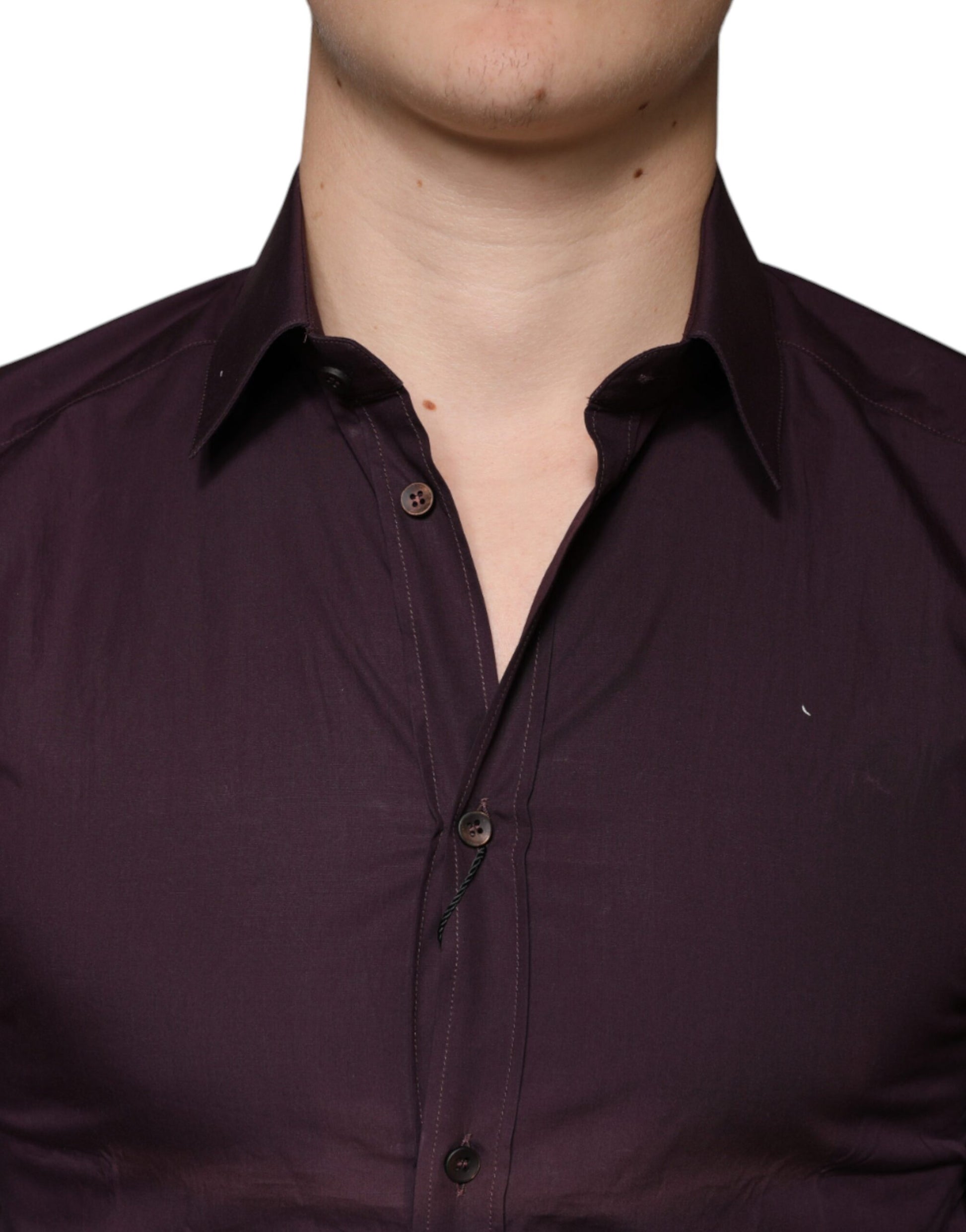 Dolce & Gabbana Purple Dress Shirt for Men additional view