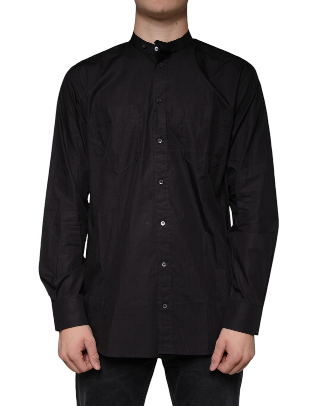 Dolce & Gabbana Black Long Sleeve T-Shirt for Men