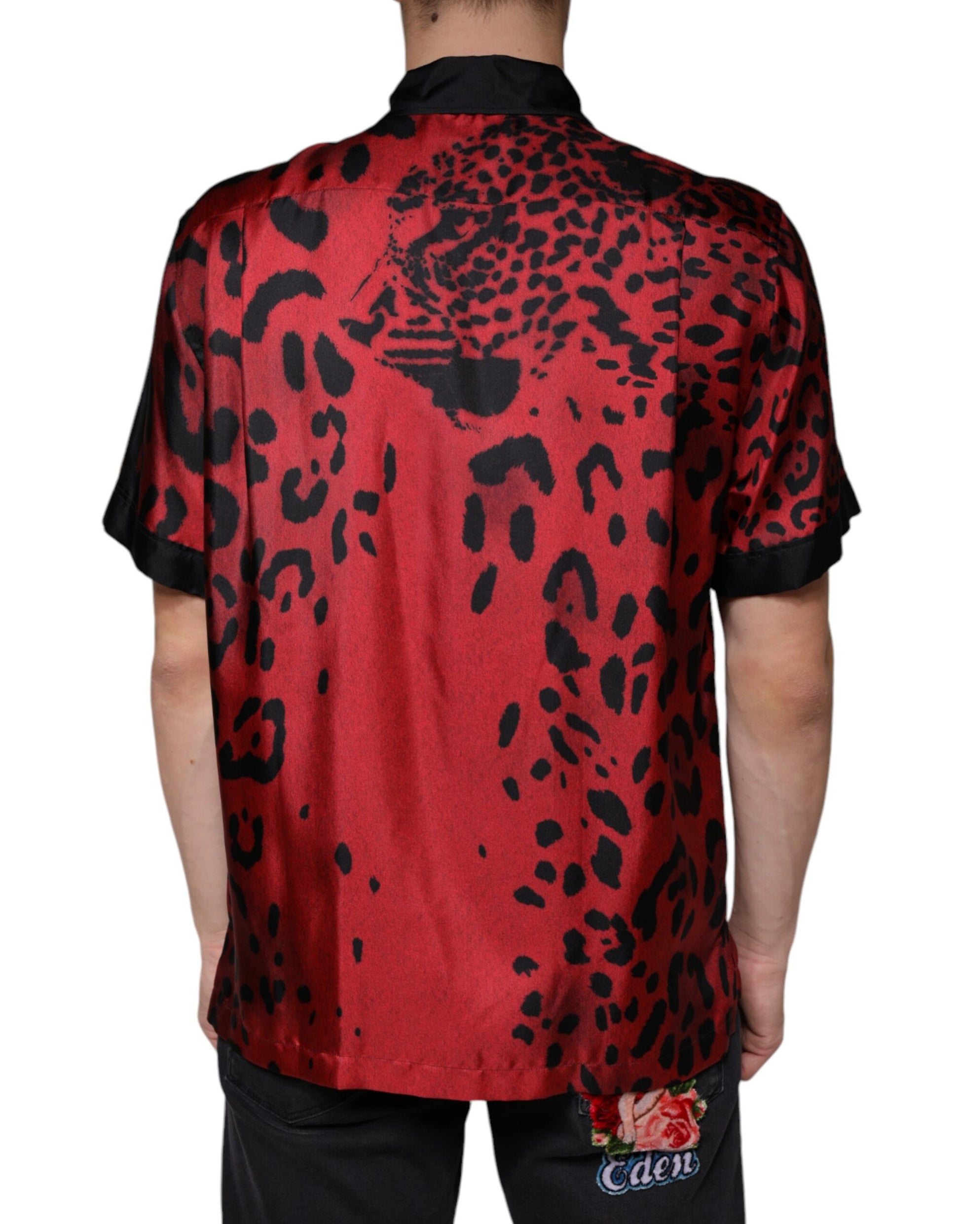 Dolce & Gabbana Red Shortsleeve for Men side view