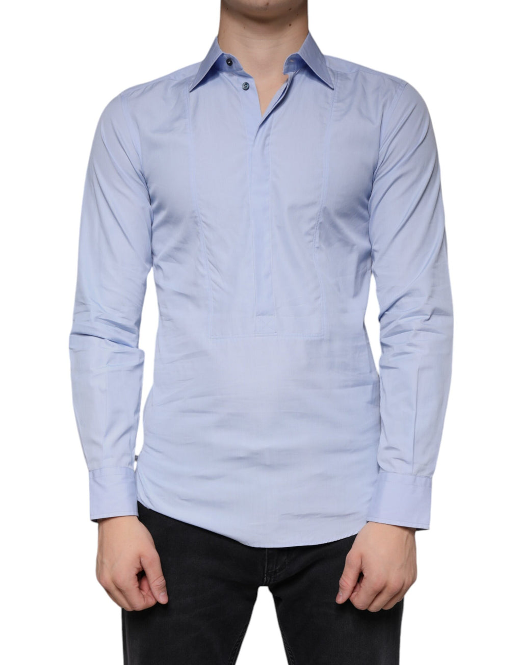 Dolce & Gabbana Blue Dress Shirt for Men