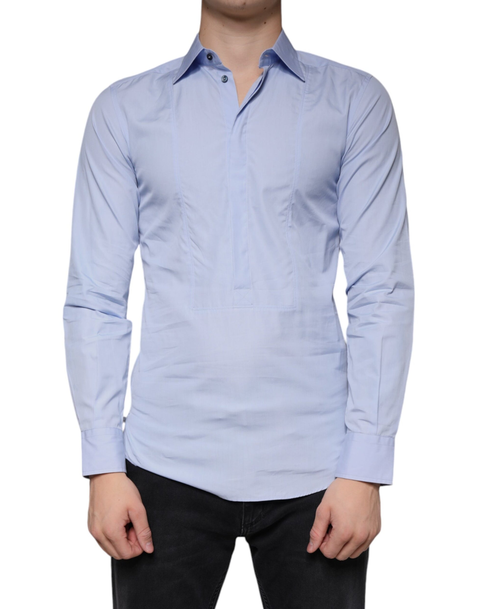 Dolce & Gabbana Blue Dress Shirt for Men