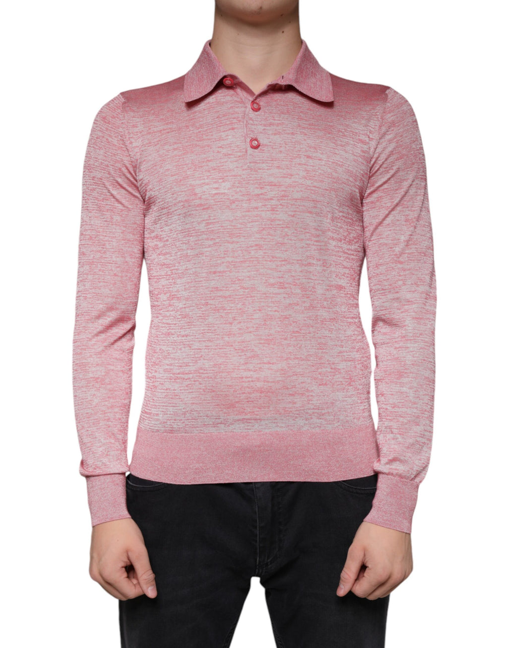 Dolce & Gabbana Pink Polo Shirt for Men