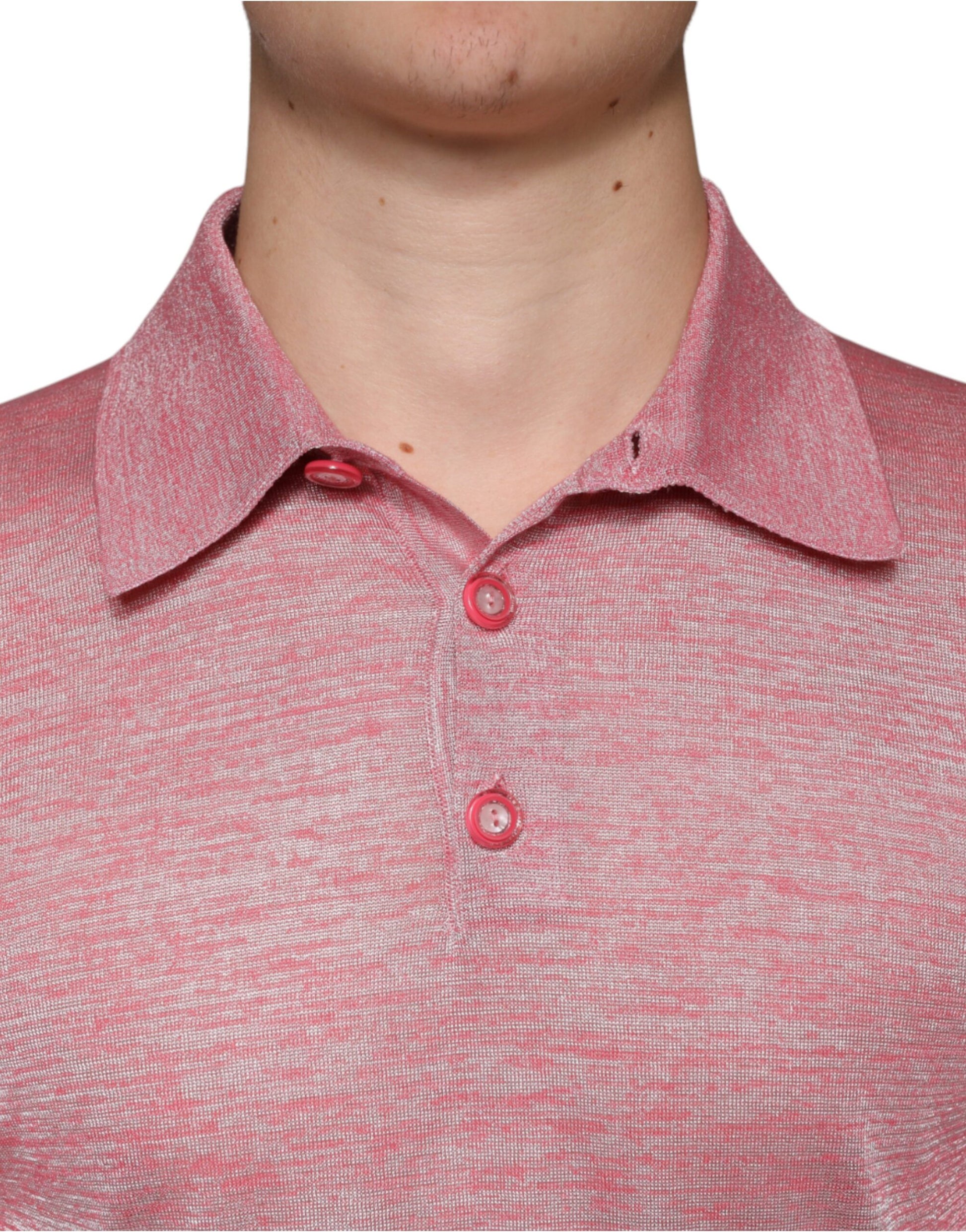 Dolce & Gabbana Pink Polo Shirt for Men additional view
