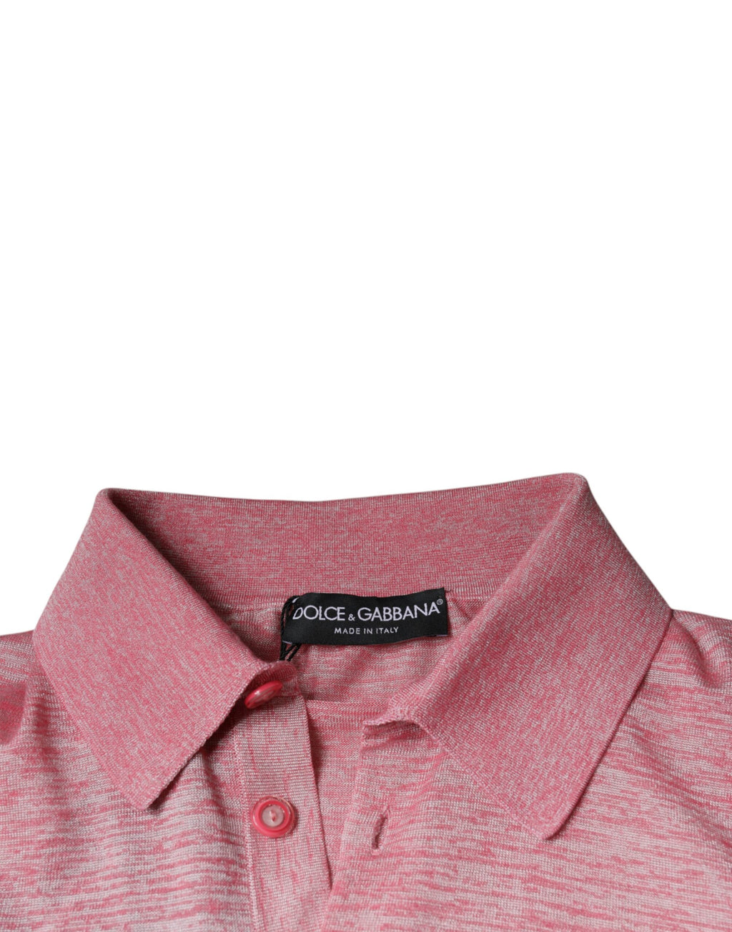 Dolce & Gabbana Pink Polo Shirt for Men additional view