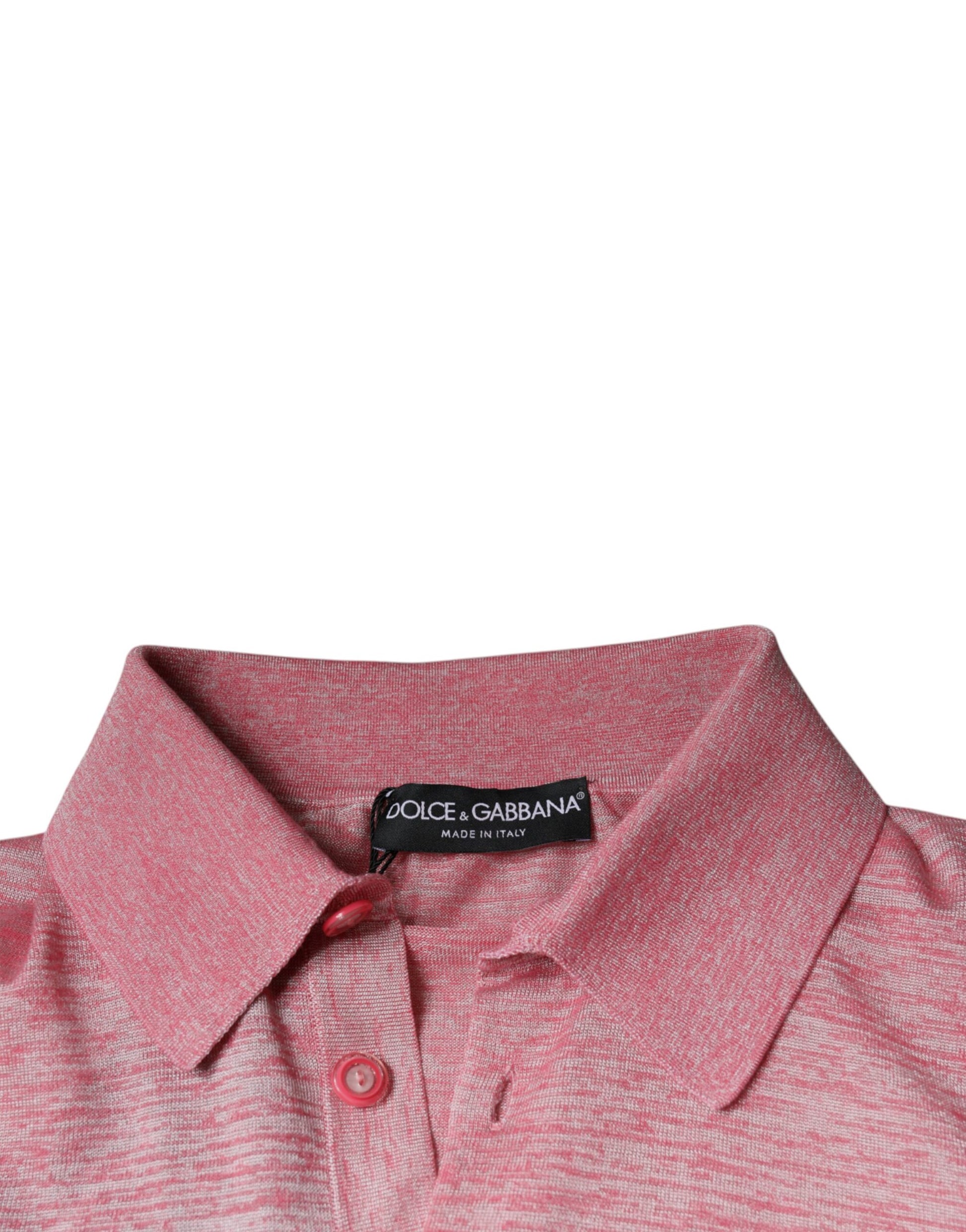 Dolce & Gabbana Pink Polo Shirt for Men additional view