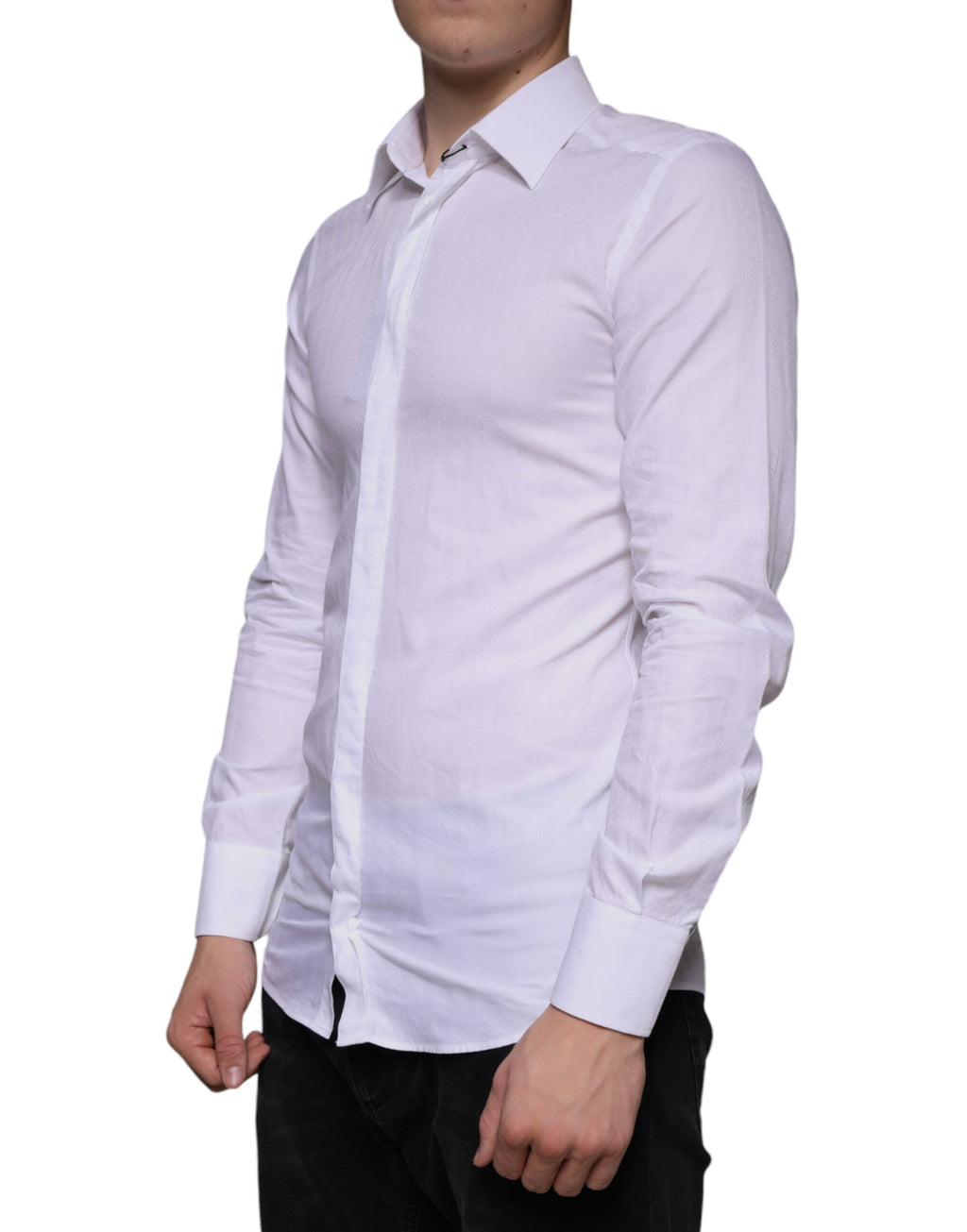 Dolce & Gabbana White Dress Shirt for Men detail view