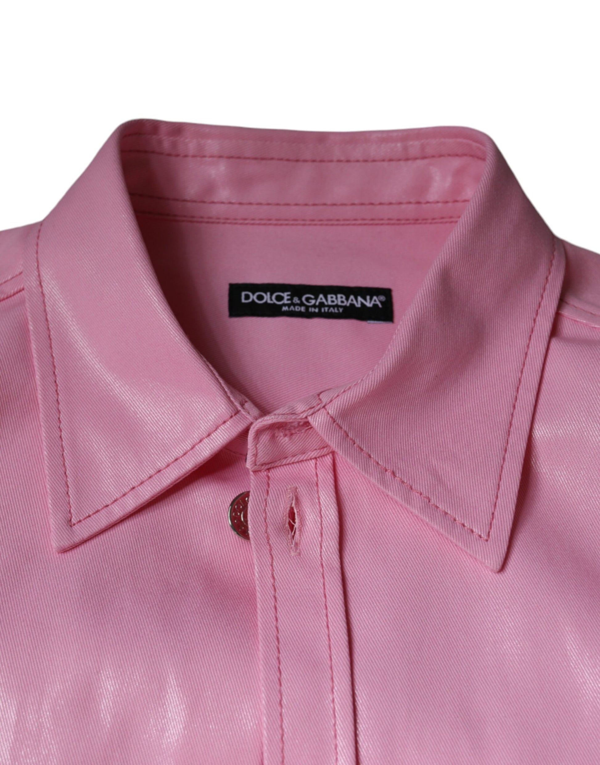 Dolce & Gabbana Pink Long Sleeve T-Shirt for Men additional view