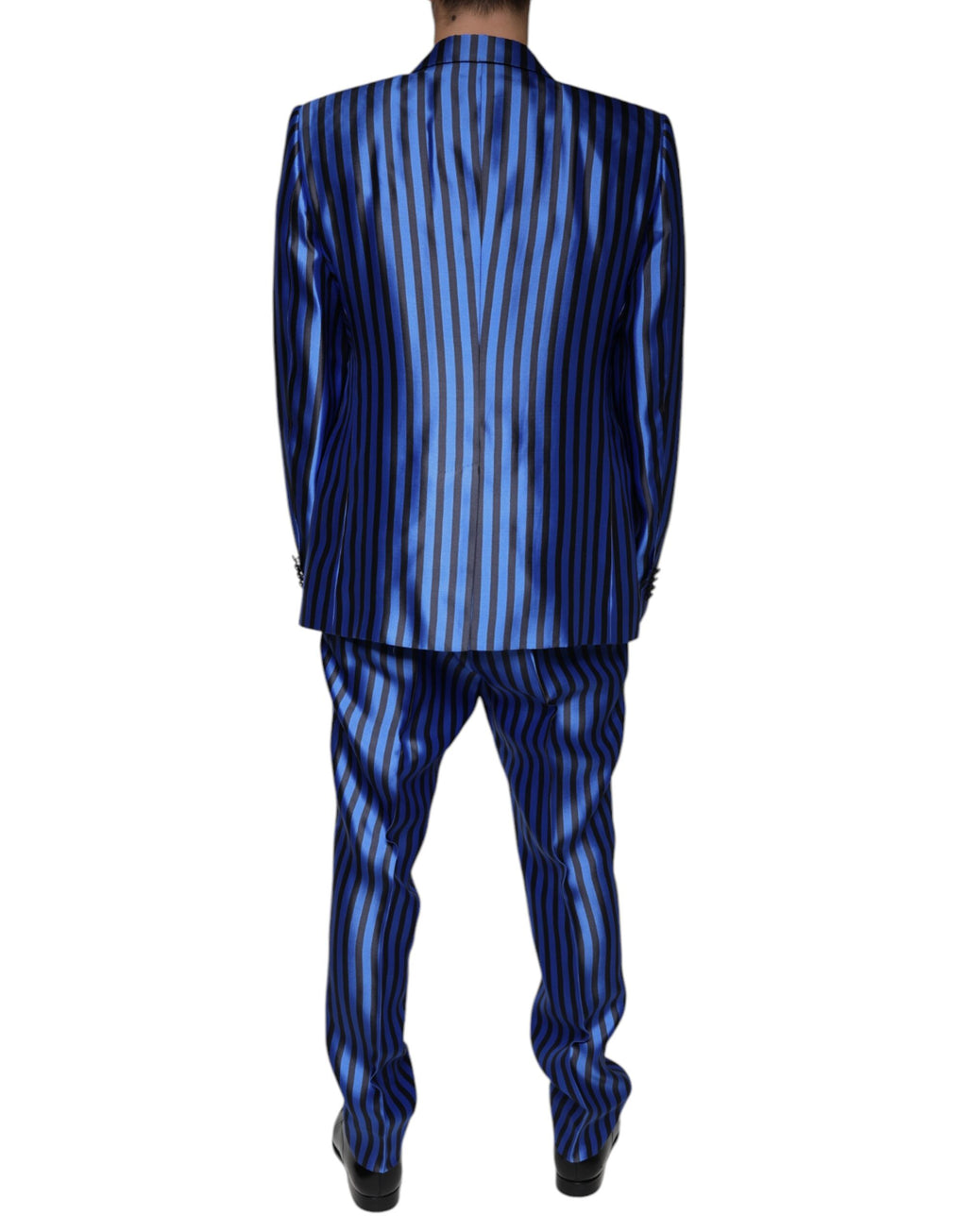 Dolce & Gabbana Blue Three Piece Suits for Men side view