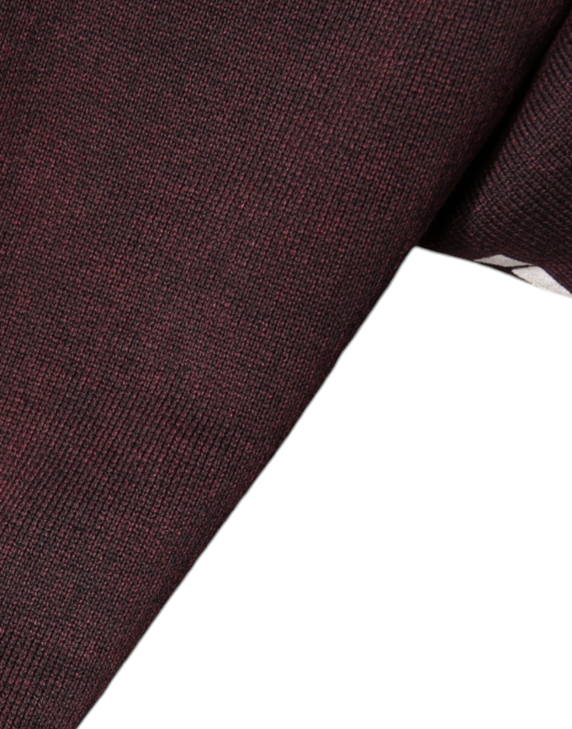 Sweat-shirt Dolce & Gabbana bordeaux à col rond pour homme avec logo