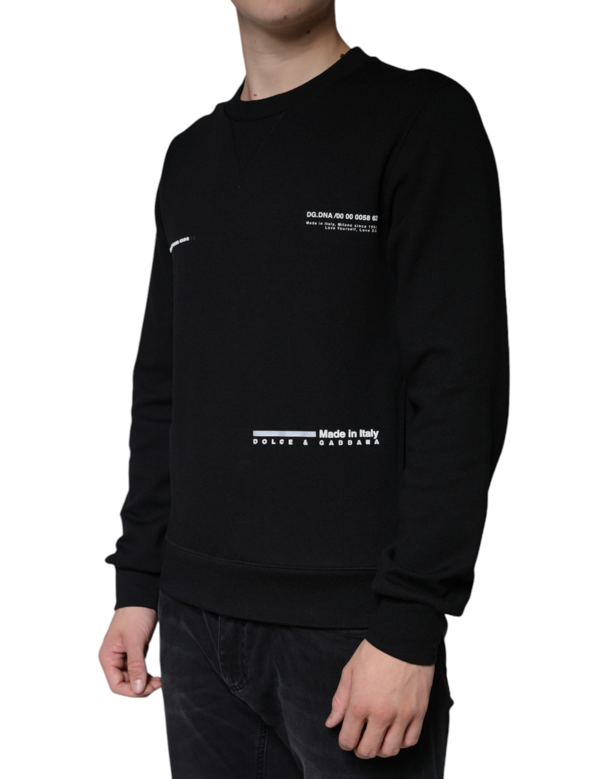 Dolce & Gabbana Black Sweatshirt for Men detail view