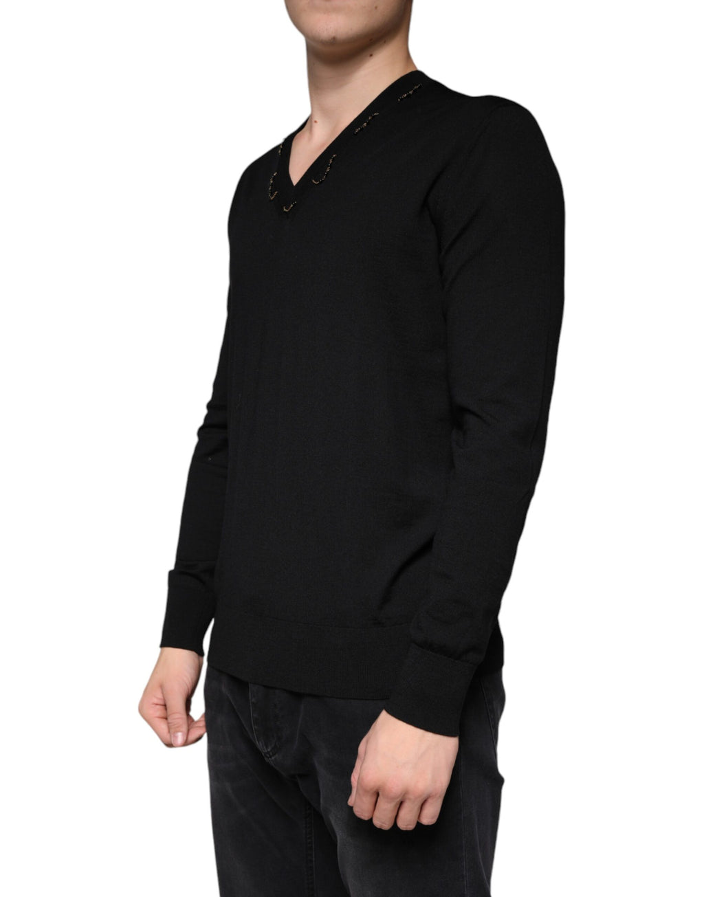 Dolce & Gabbana Black Sweatshirt for Men detail view