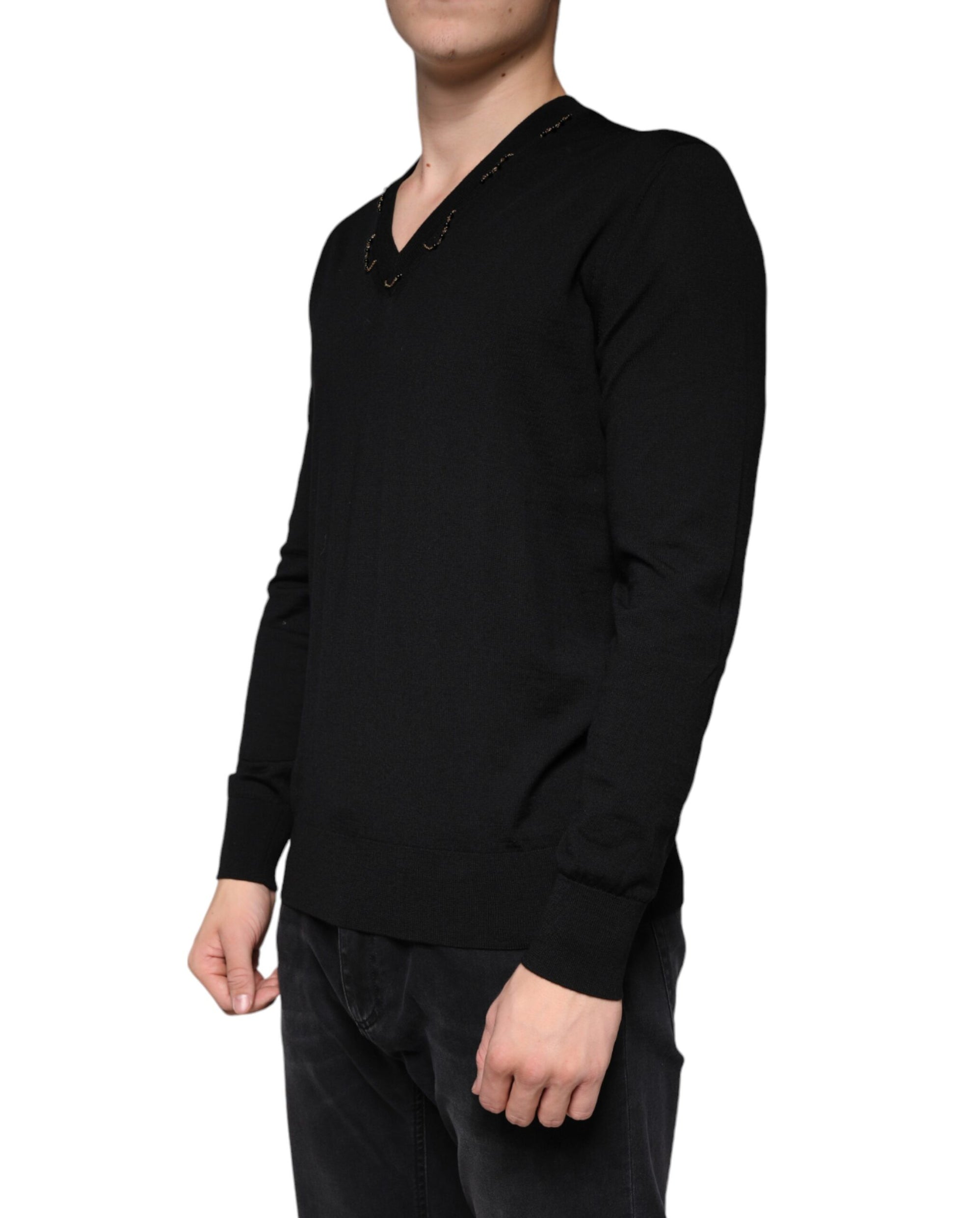 Dolce & Gabbana Black Sweatshirt for Men detail view