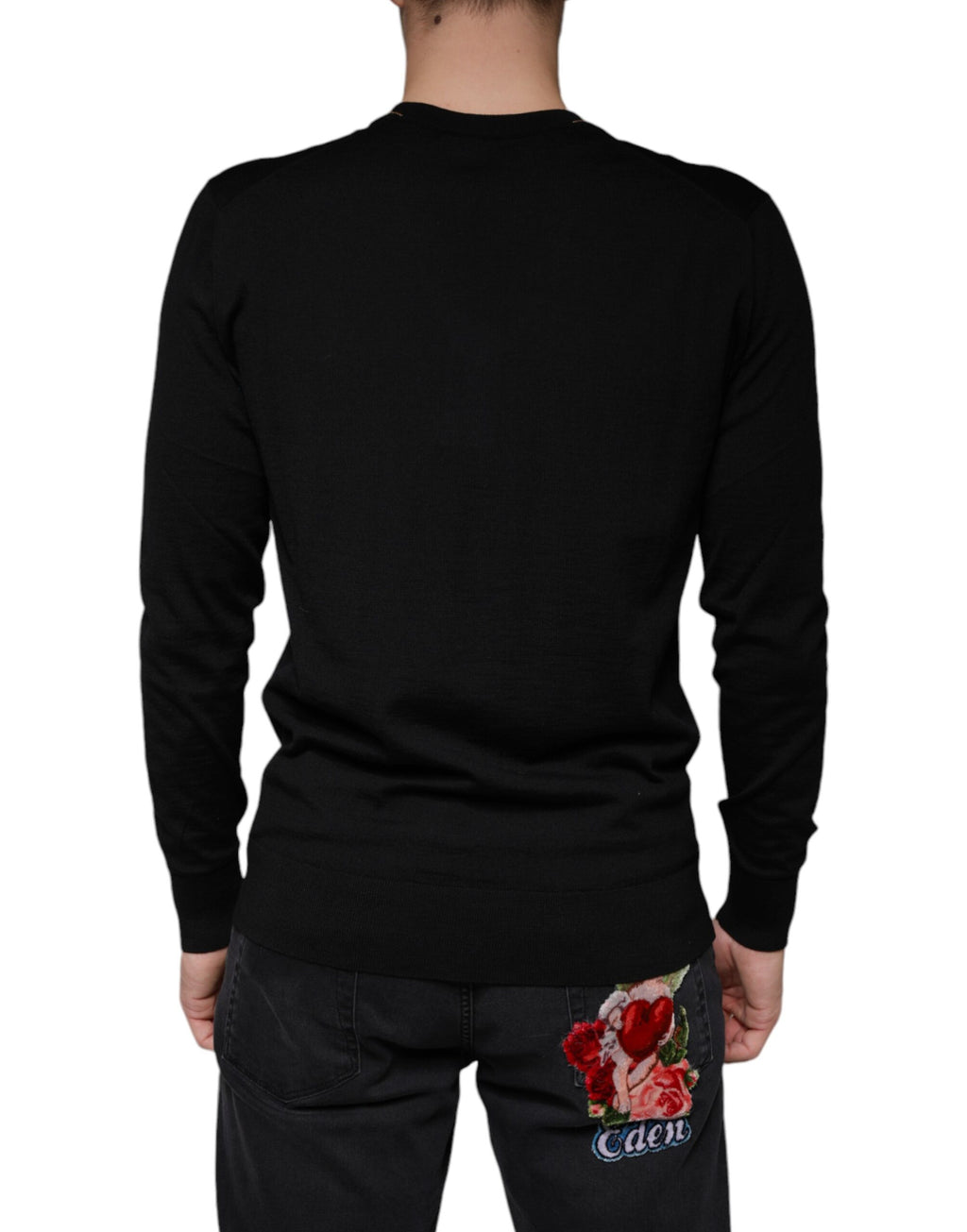 Dolce & Gabbana Black Sweatshirt for Men side view