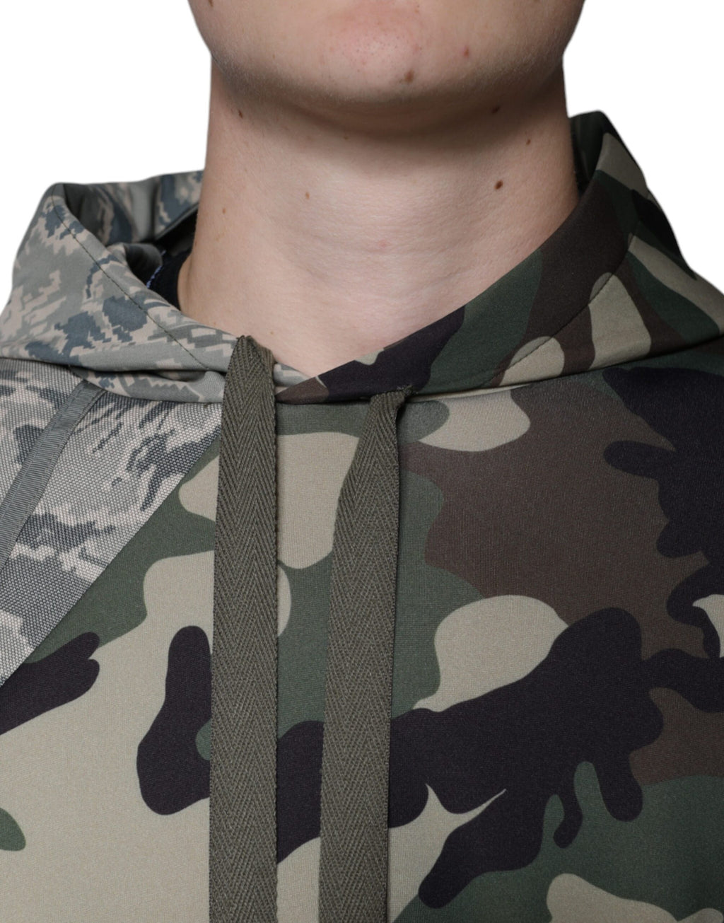 Sweat à capuche camouflage multicolore Dolce & Gabbana