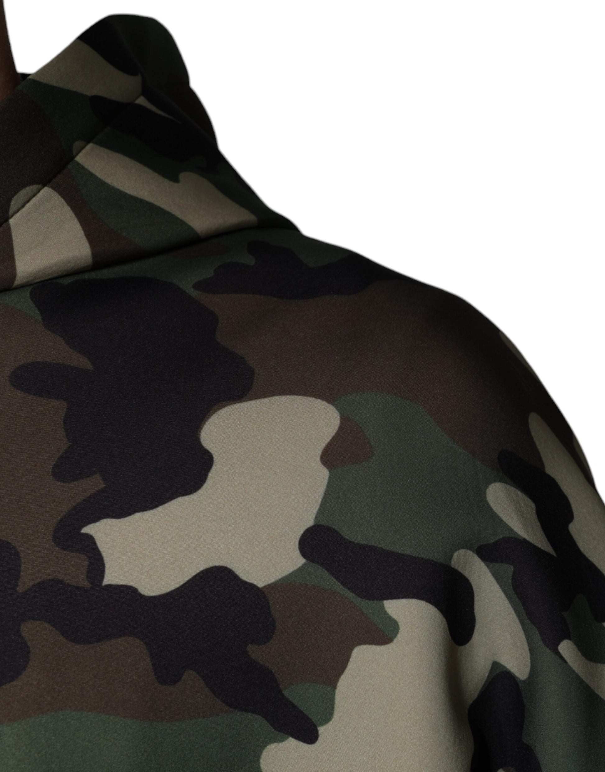 Sweat à capuche camouflage multicolore Dolce & Gabbana