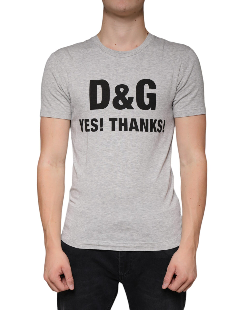 Dolce & Gabbana Grey T-Shirt for Men