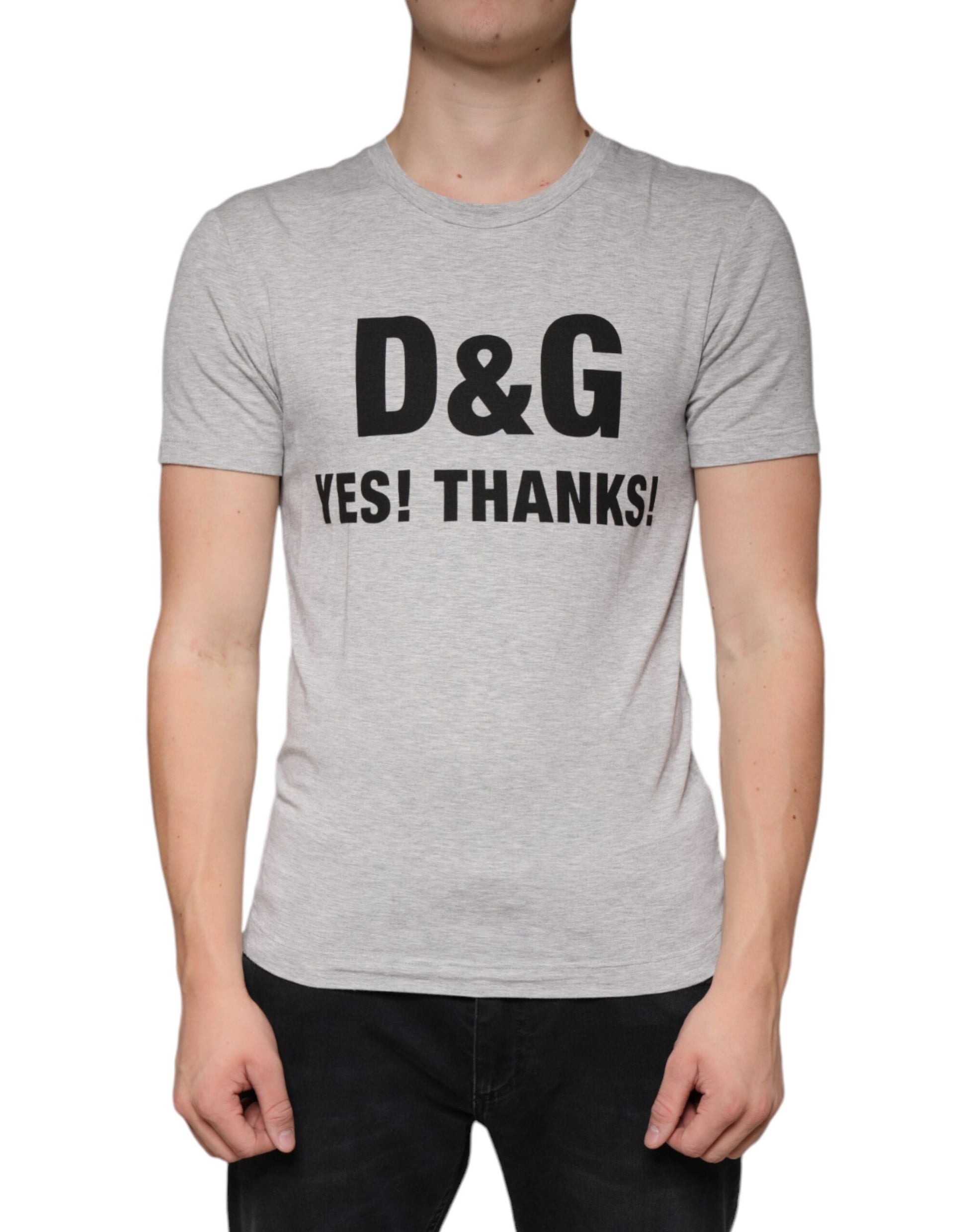 Dolce & Gabbana Grey T-Shirt for Men