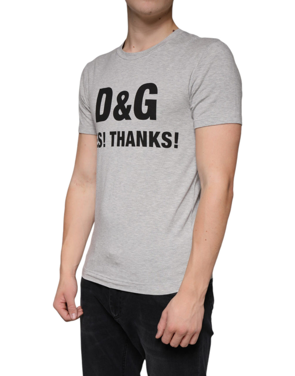 Dolce & Gabbana Grey T-Shirt for Men detail view