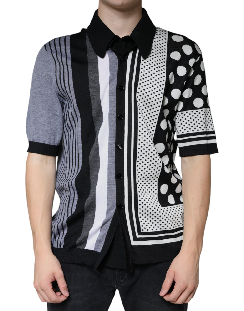 Dolce & Gabbana Black Polo Shirt for Men alternate view